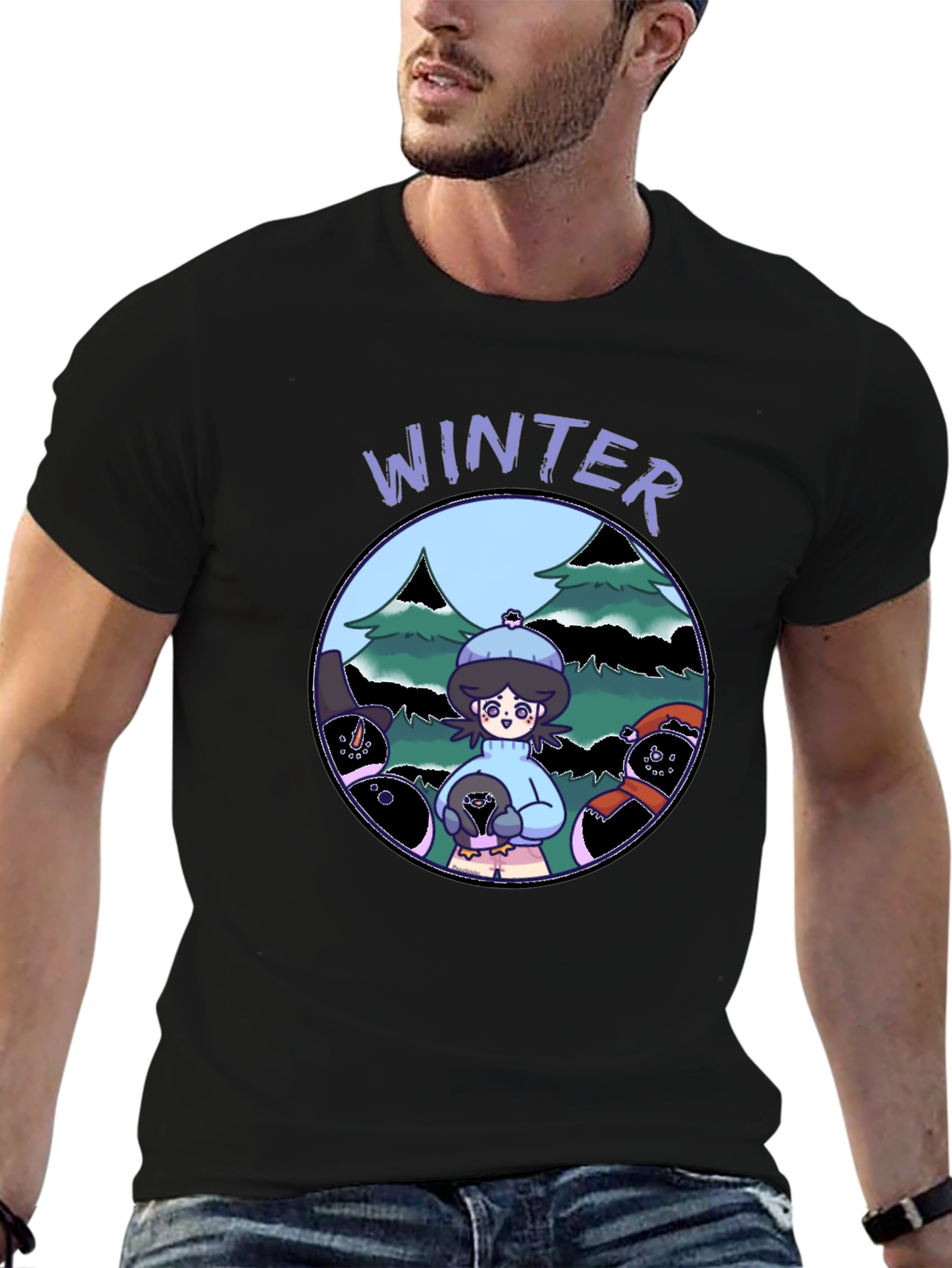 Winter Scene Graphic Tee