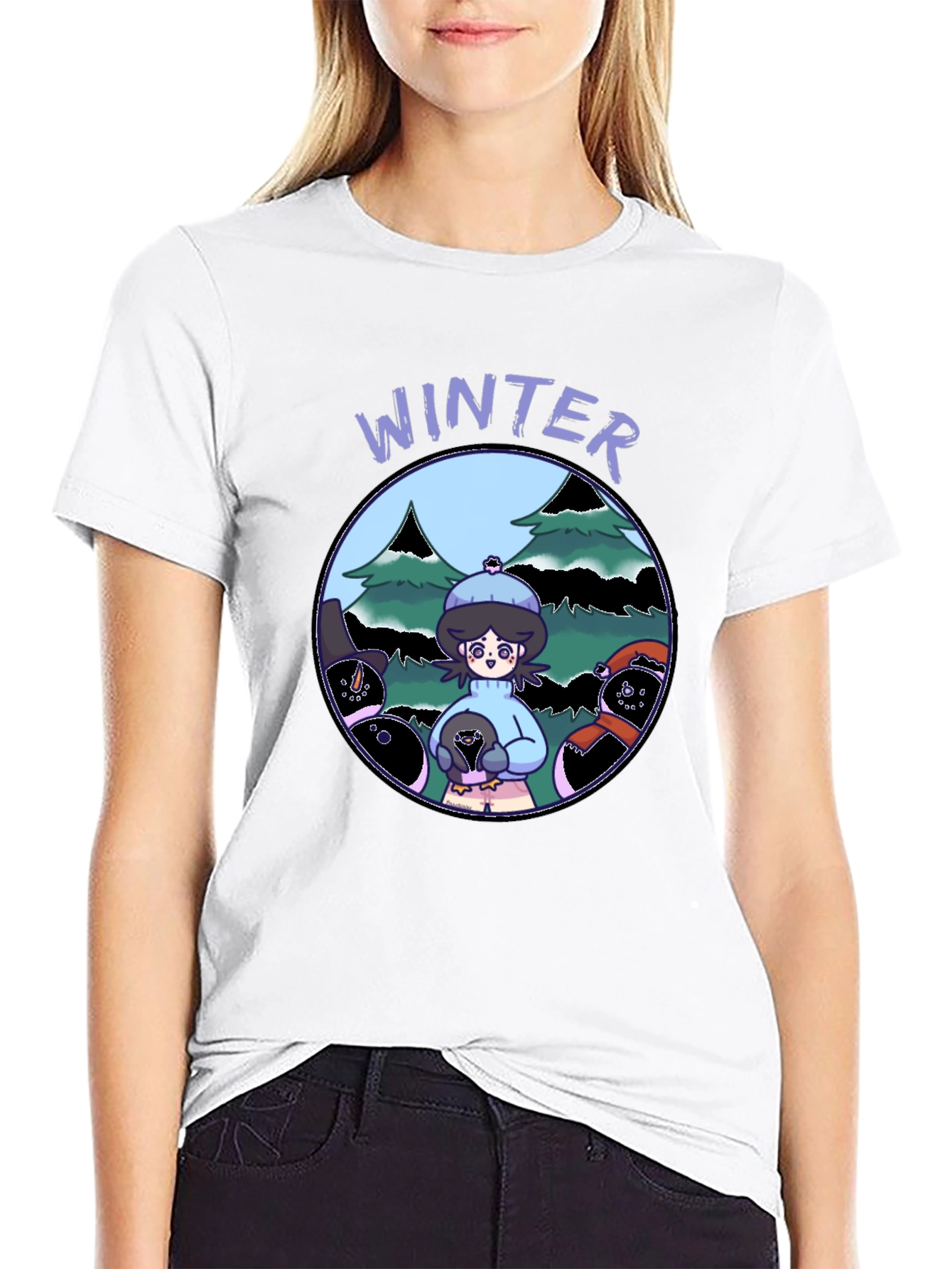 Winter Scene Graphic Tee