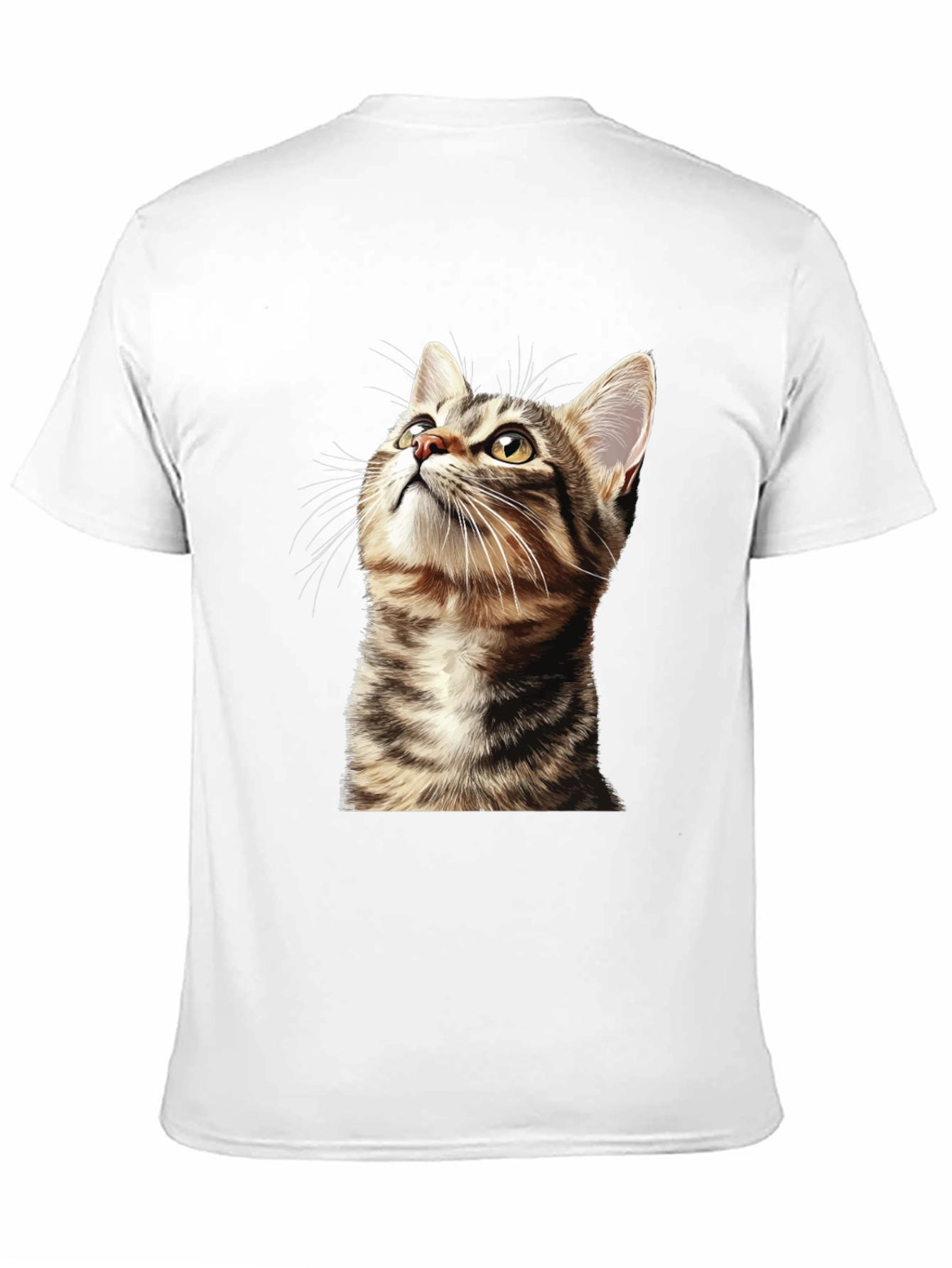 Cat Graphic T-Shirt - Unisex Black Tee