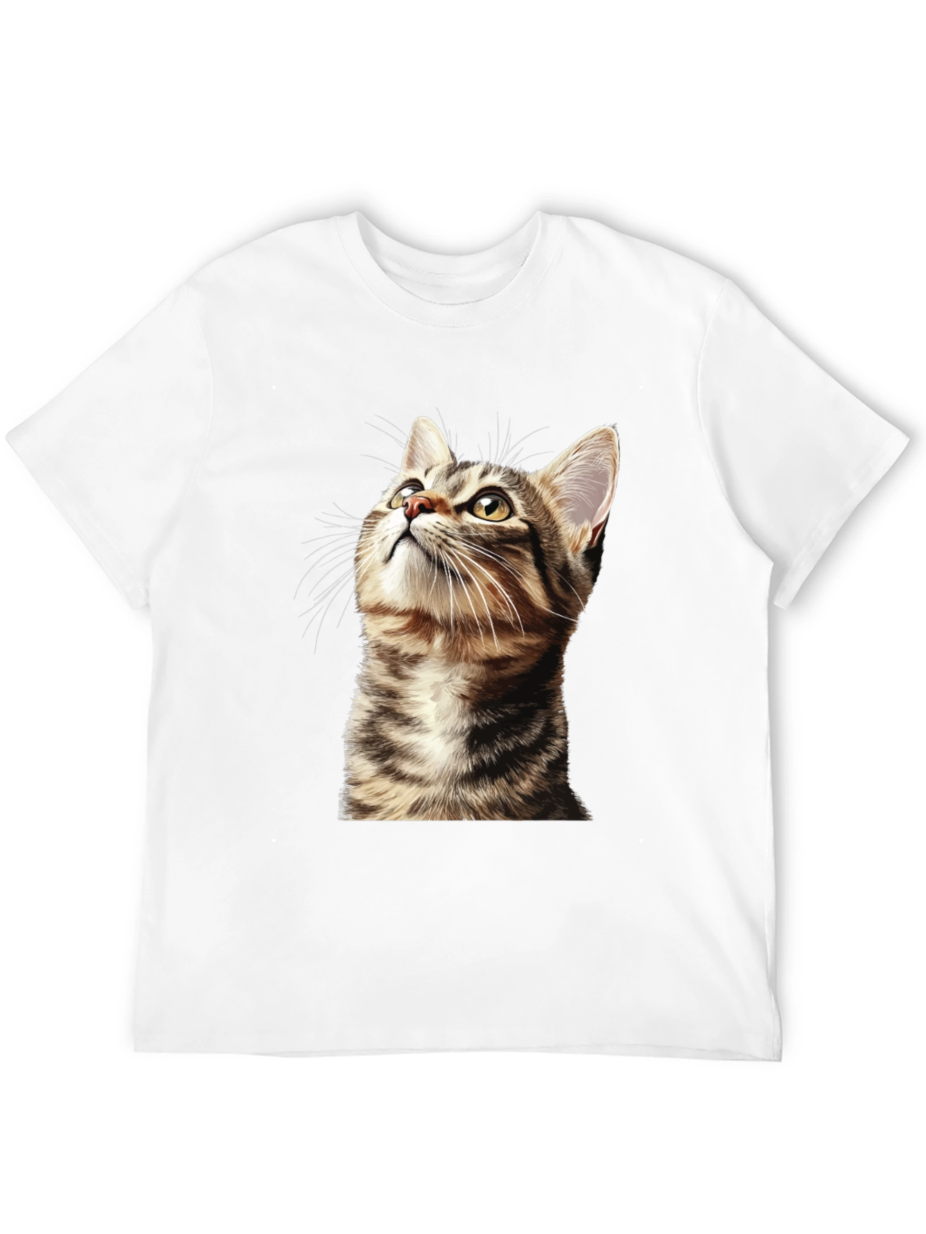 Cat Graphic T-Shirt - Unisex Black Tee