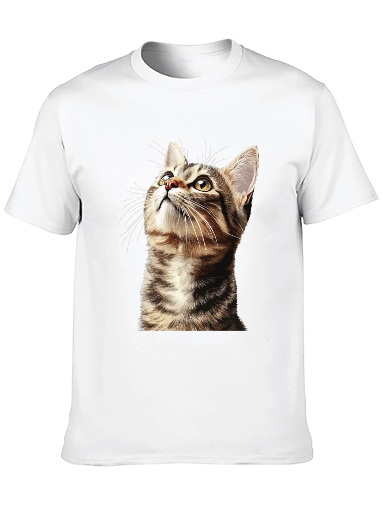 Cat Graphic T-Shirt - Unisex Black Tee