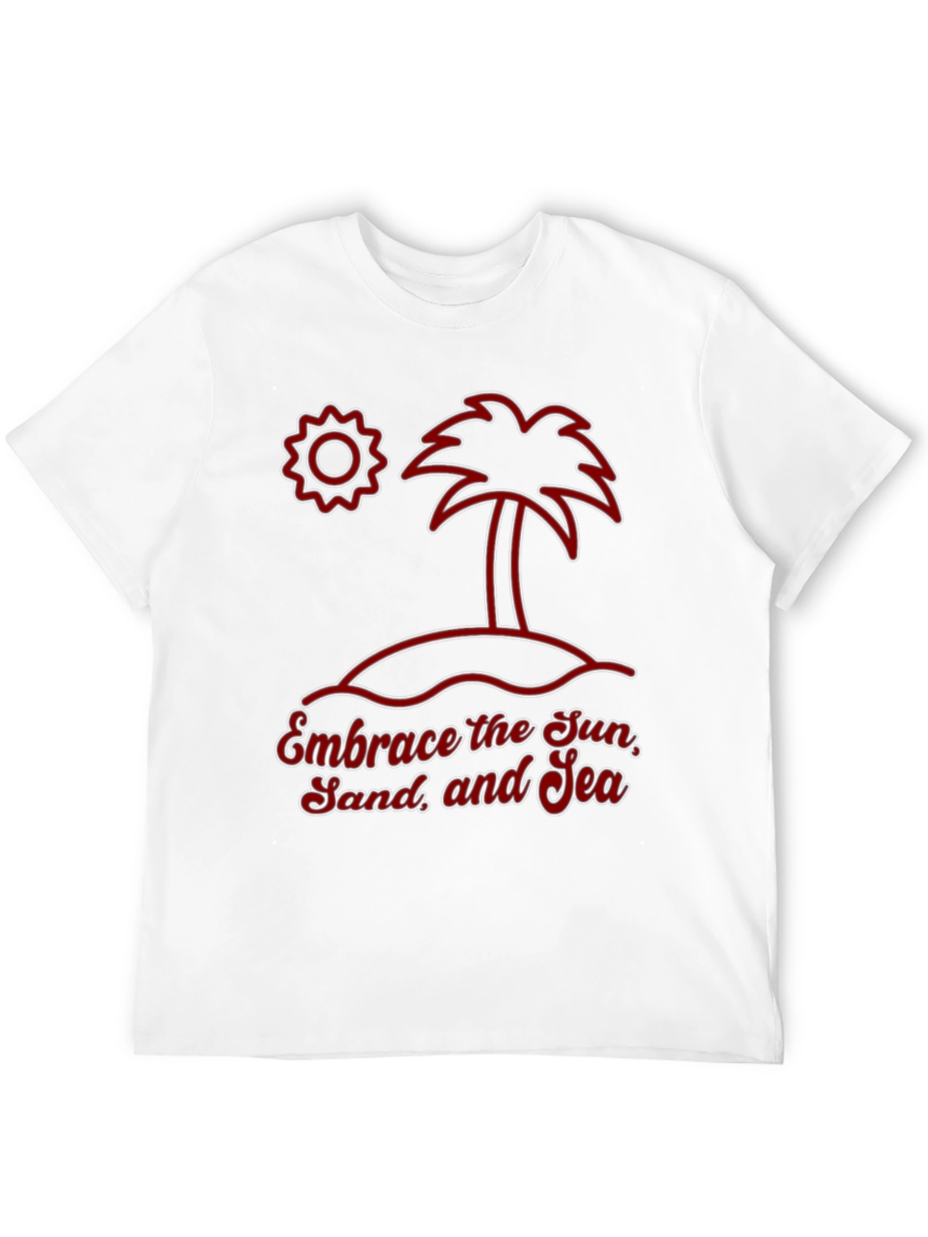 Embrace the Sun Sand and Sea Graphic T-Shirt