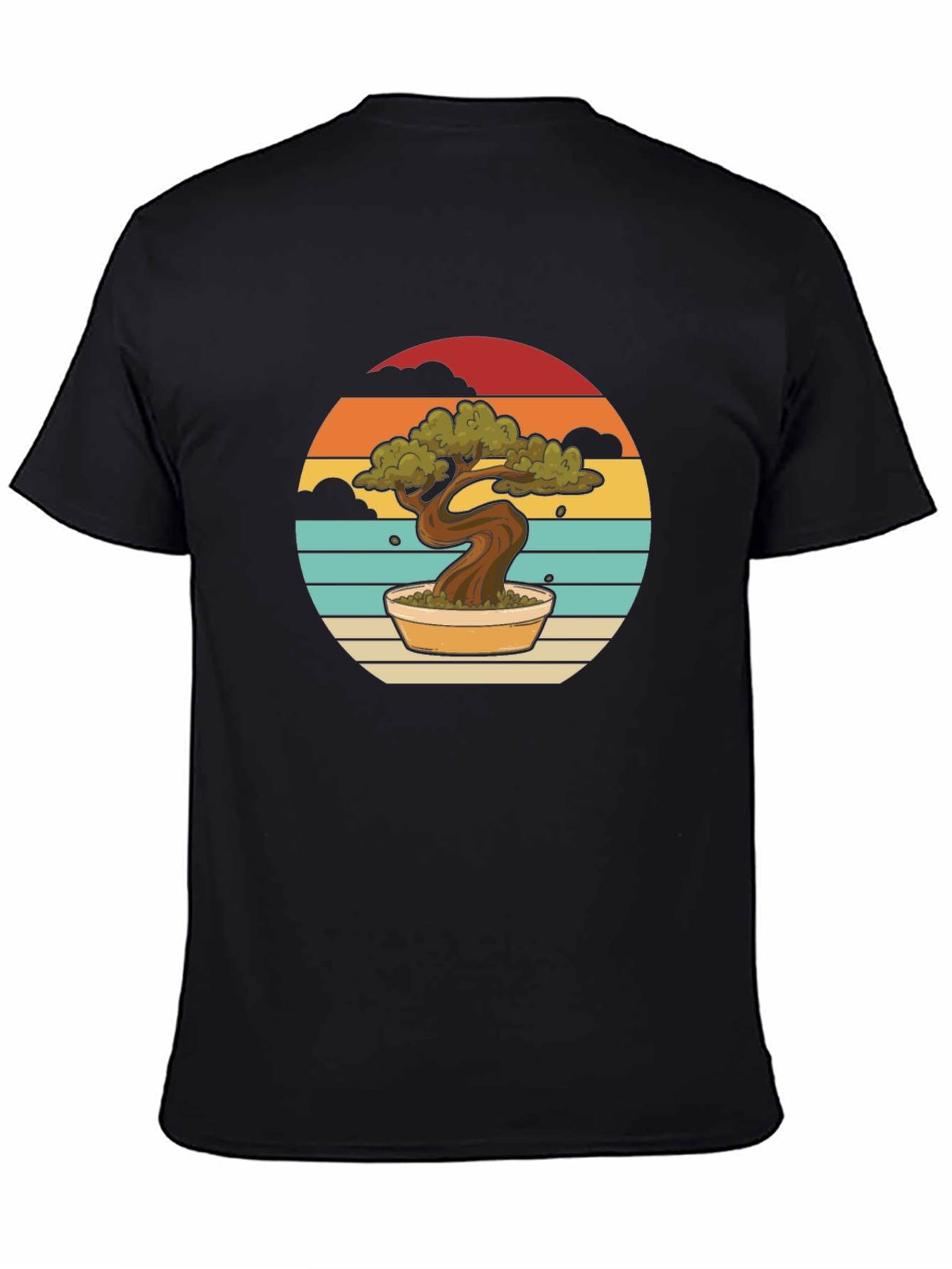 Bonsai Sunset T-Shirt - Unique Graphic Tee
