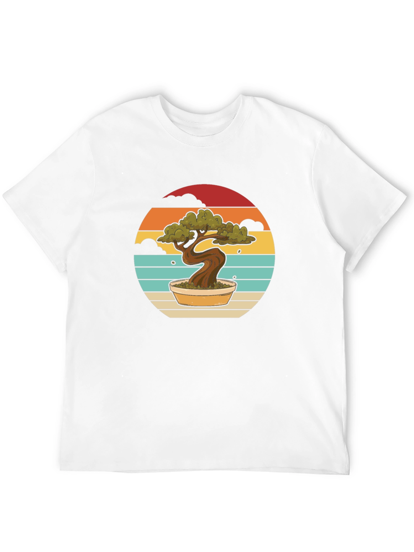 Bonsai Sunset T-Shirt - Unique Graphic Tee