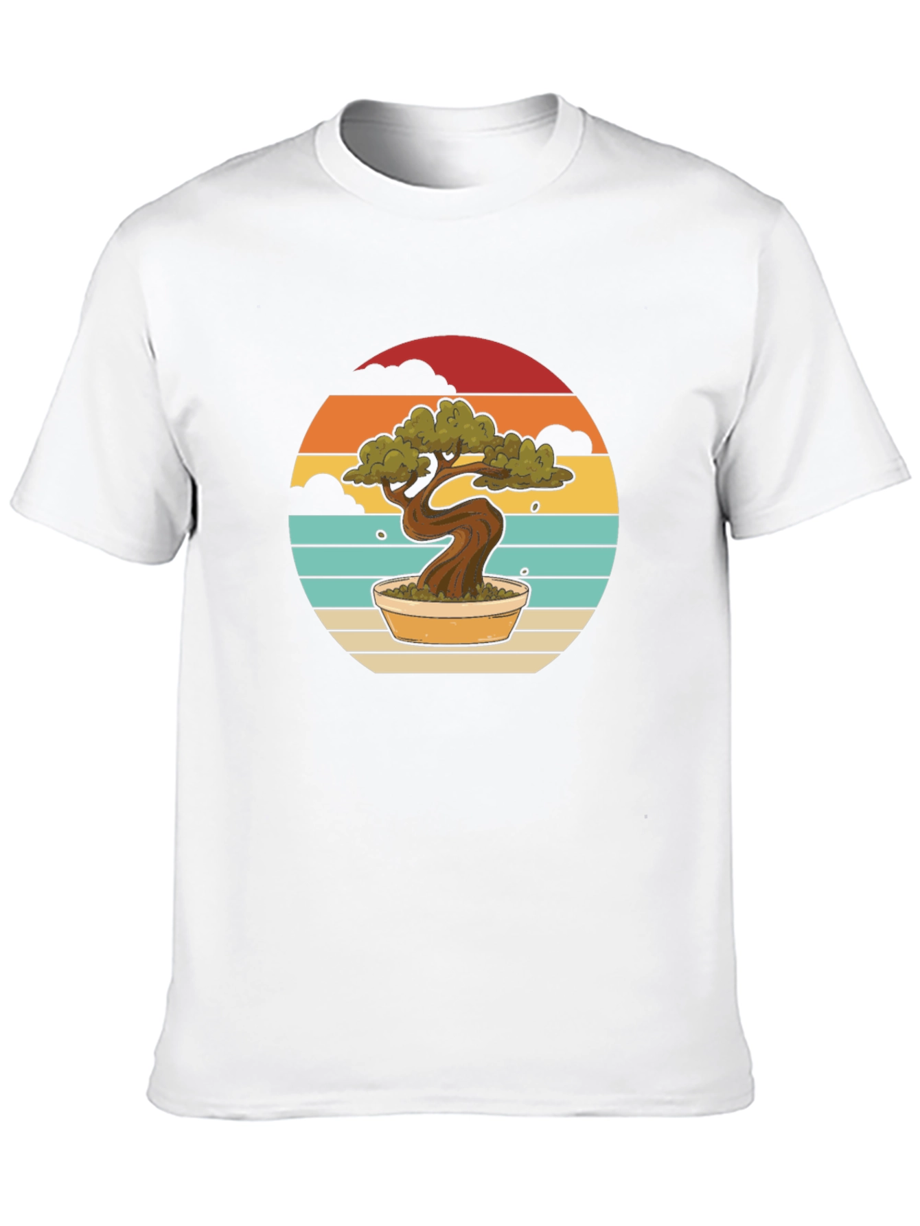 Bonsai Sunset T-Shirt - Unique Graphic Tee