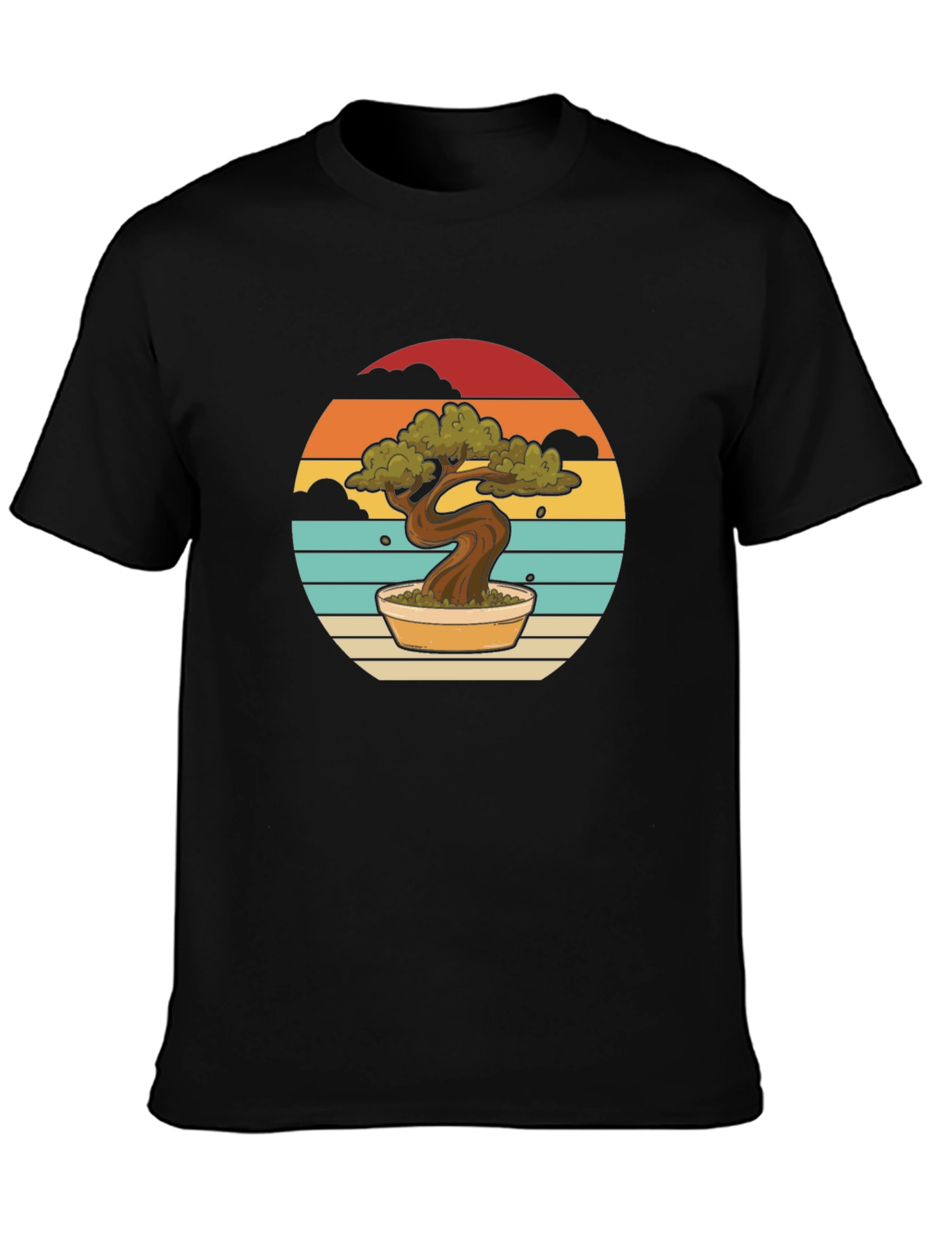 Bonsai Sunset T-Shirt - Unique Graphic Tee