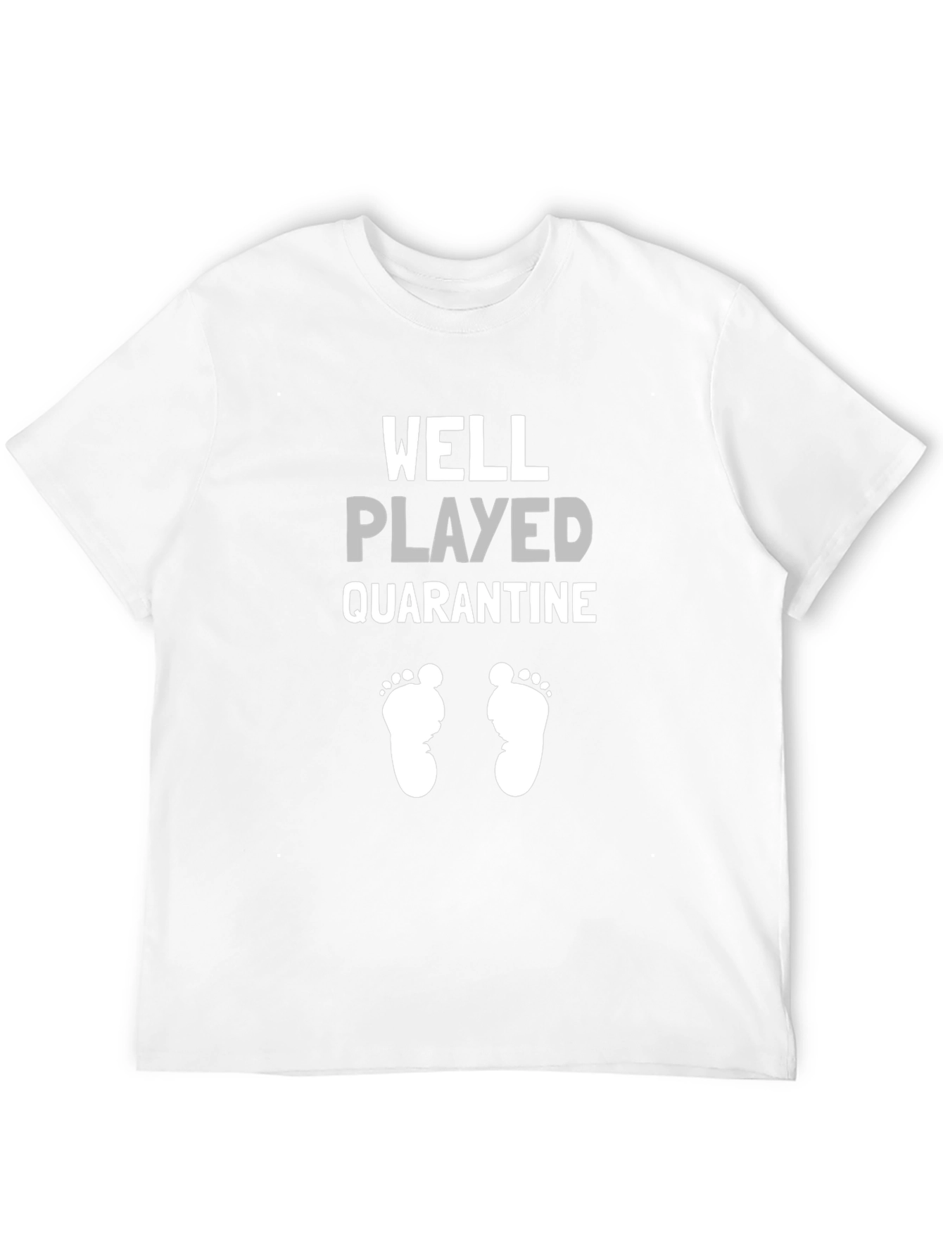 Well Played Quarantine Baby Feet Graphic Tee