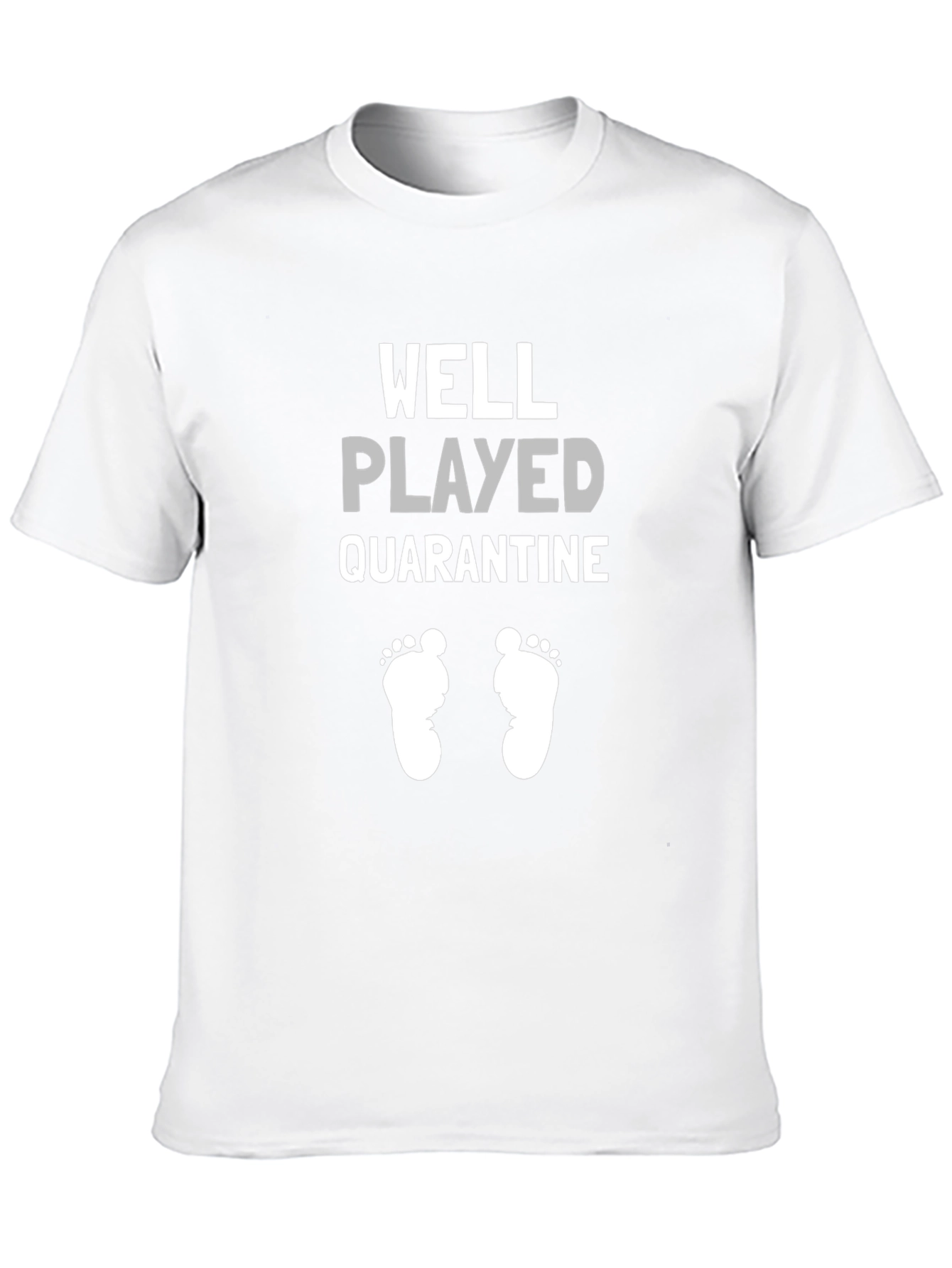 Well Played Quarantine Baby Feet Graphic Tee