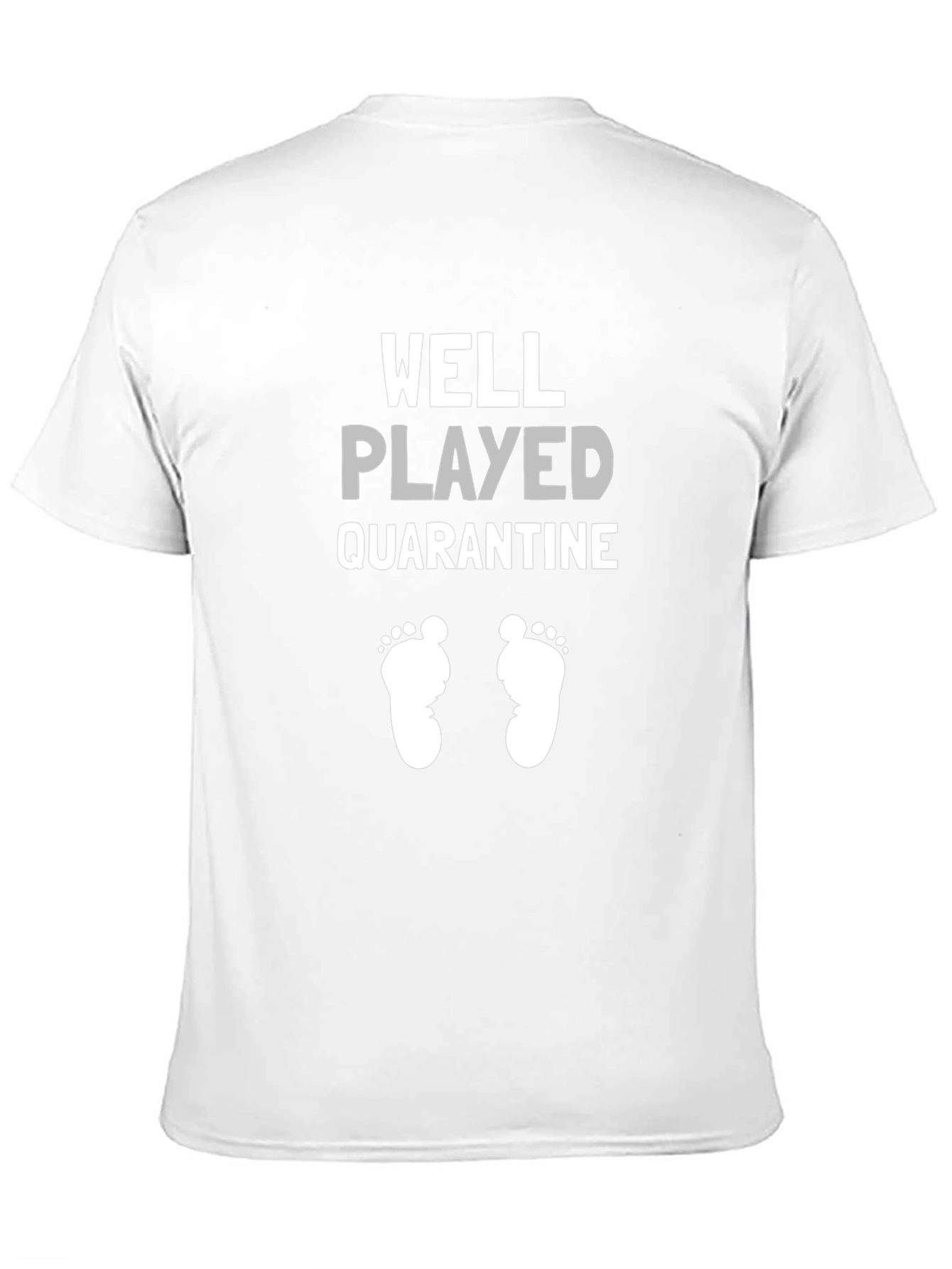 Well Played Quarantine Baby Feet Graphic Tee
