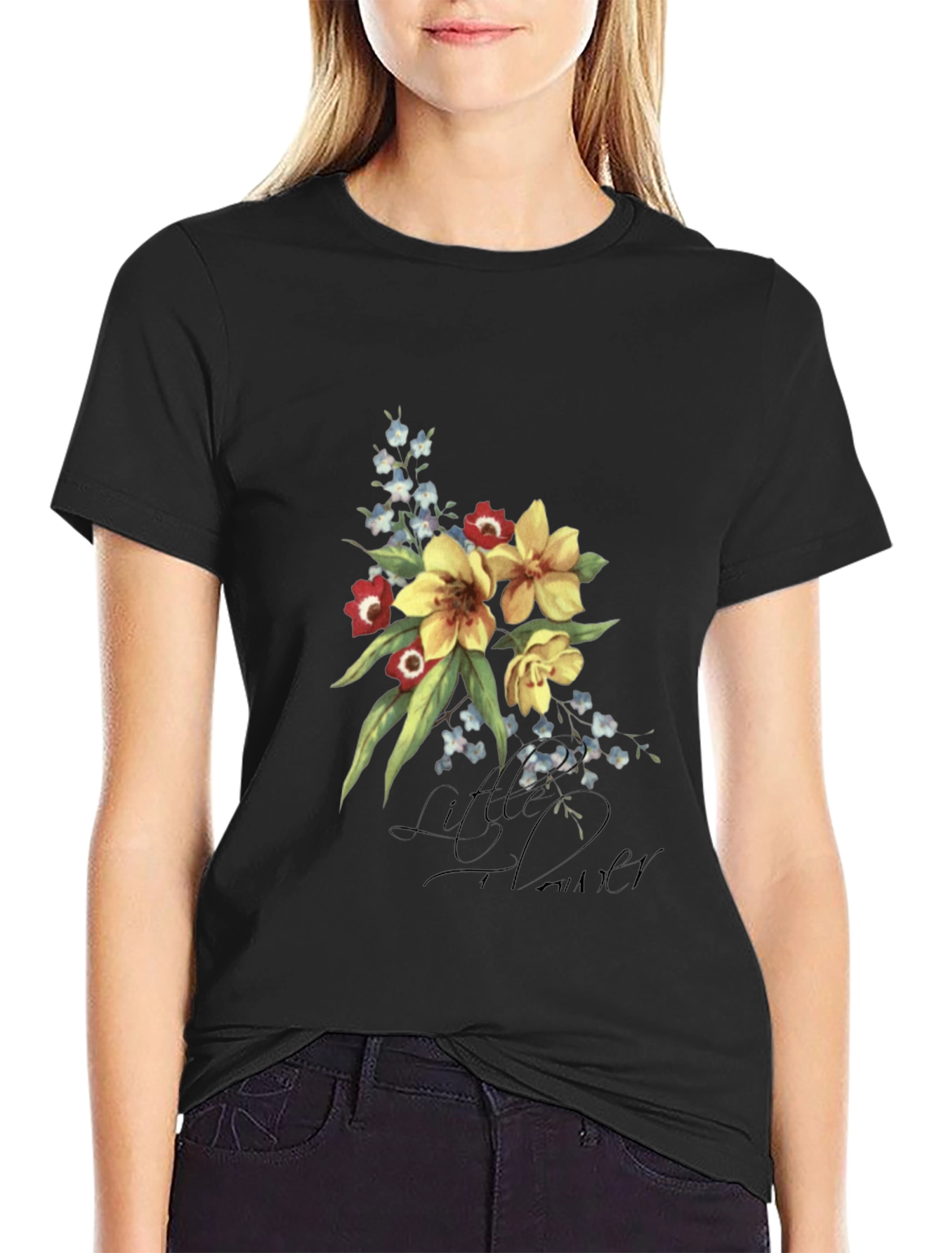 Floral Bouquet Graphic T-Shirt