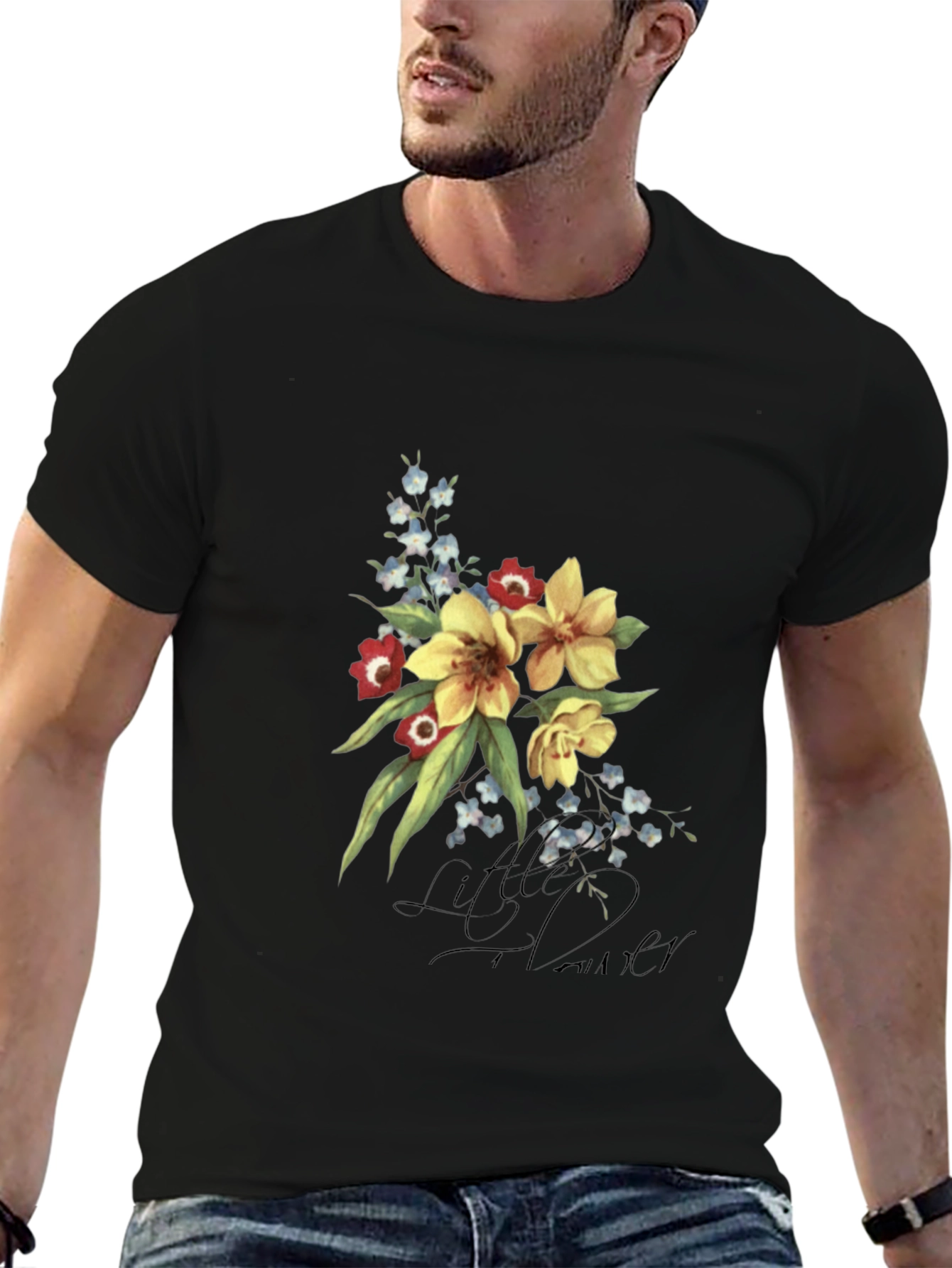 Floral Bouquet Graphic T-Shirt