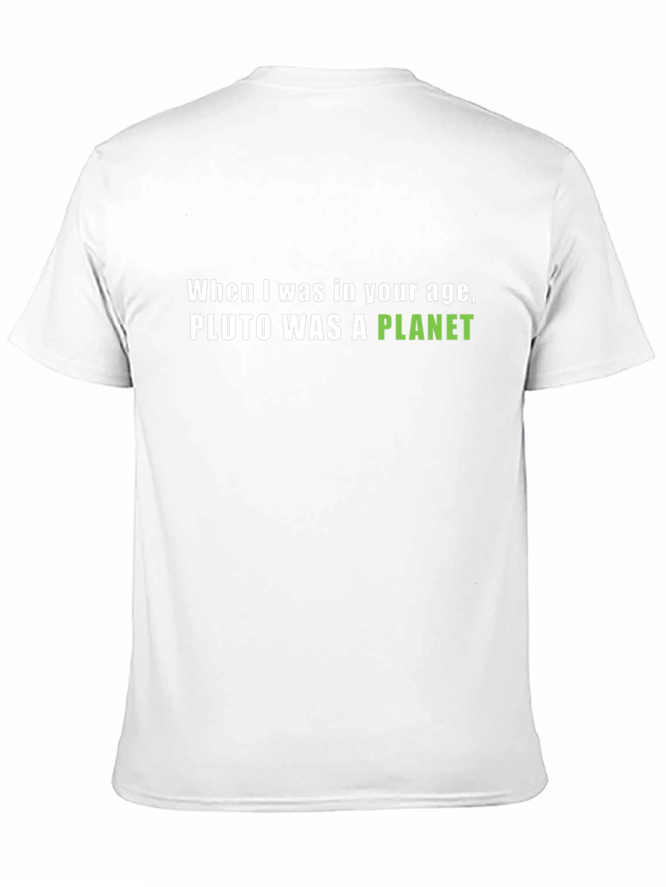 Pluto Was A Planet T-Shirt - Retro Space Tee