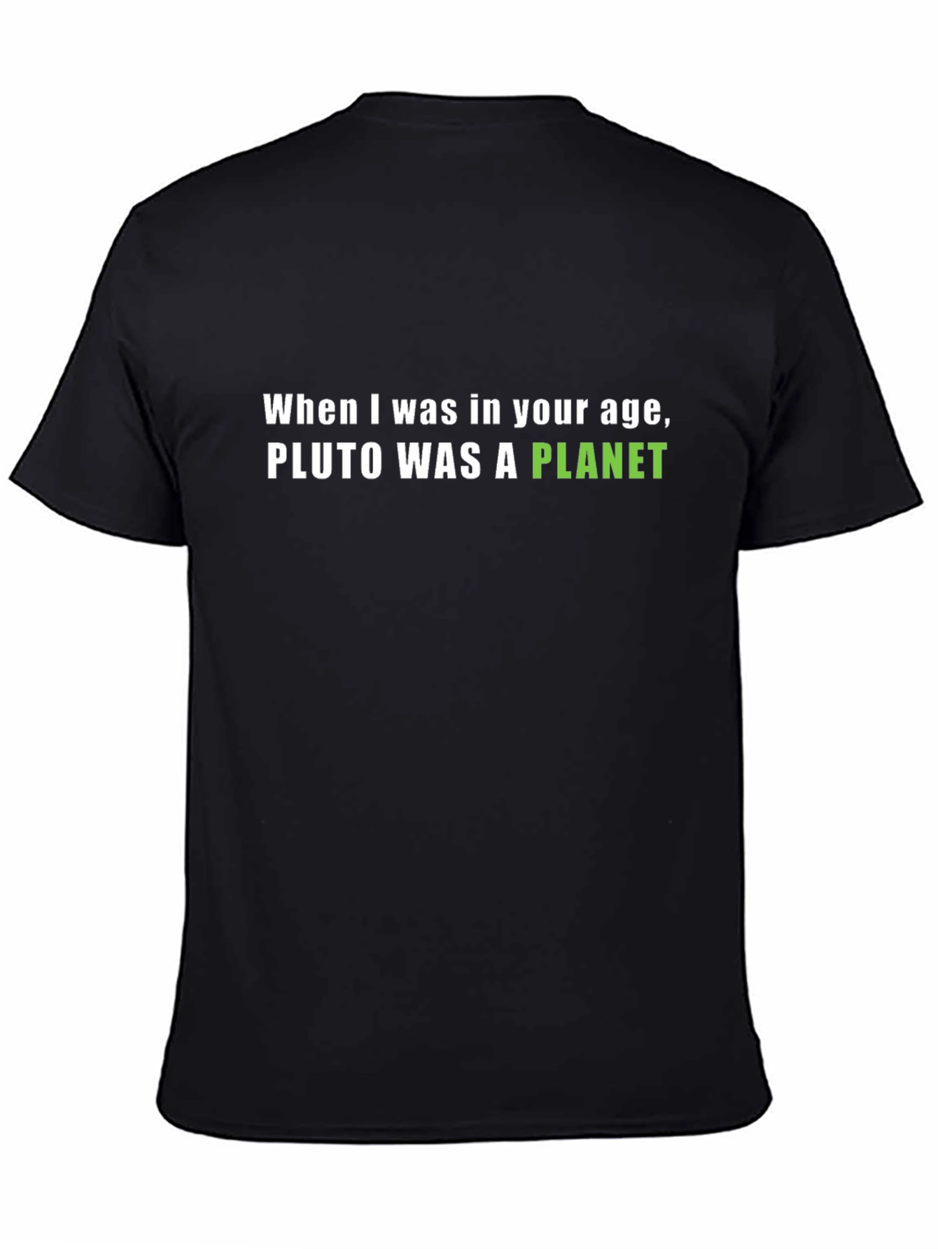 Pluto Was A Planet T-Shirt - Retro Space Tee