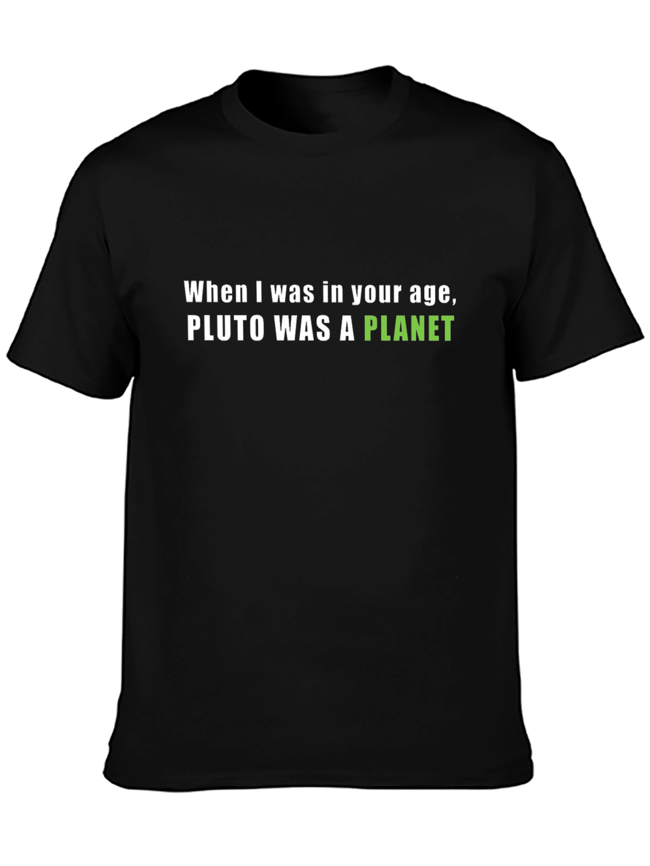 Pluto Was A Planet T-Shirt - Retro Space Tee