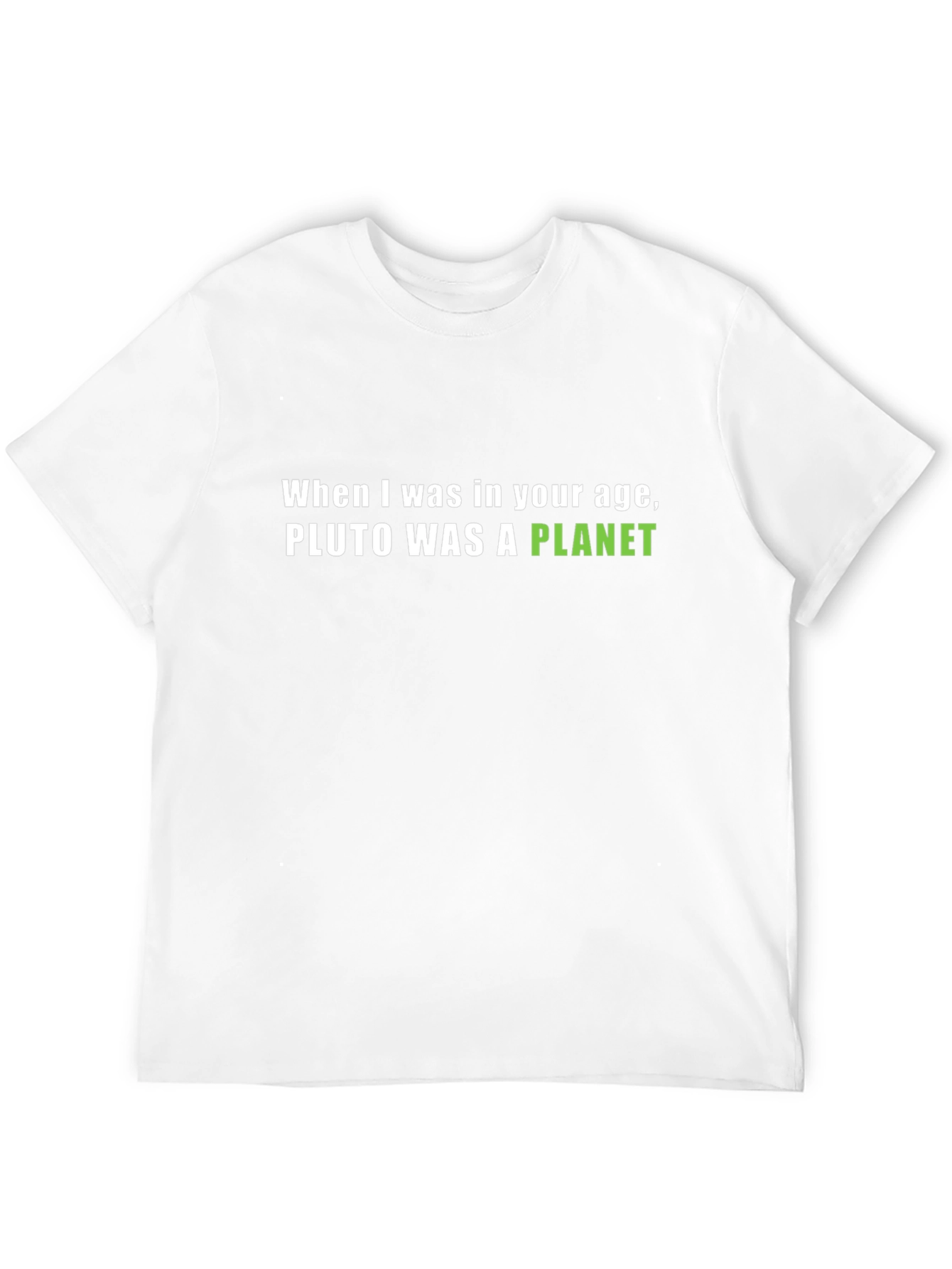 Pluto Was A Planet T-Shirt - Retro Space Tee