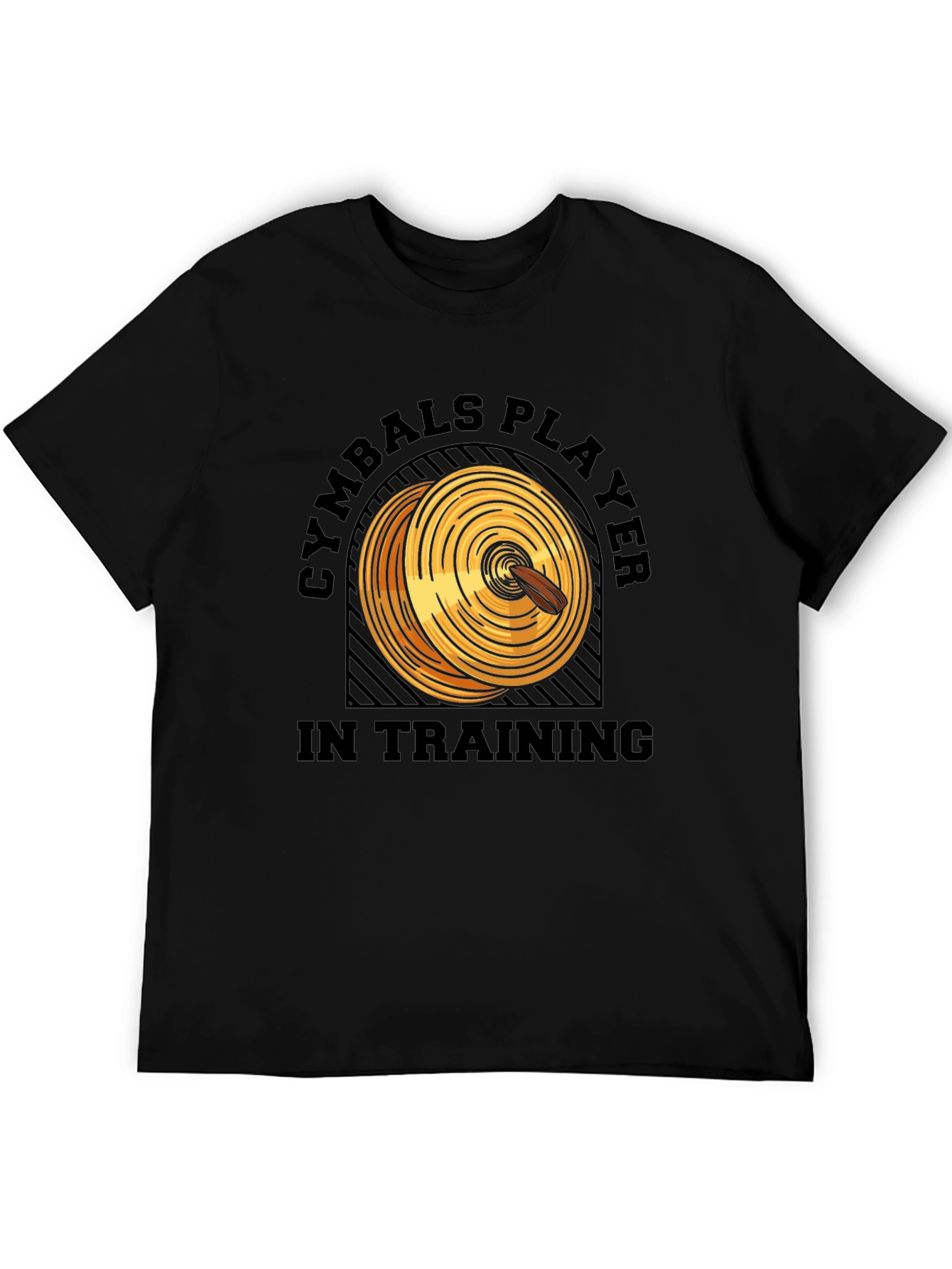 Cymbals Player in Training Graphic T-Shirt