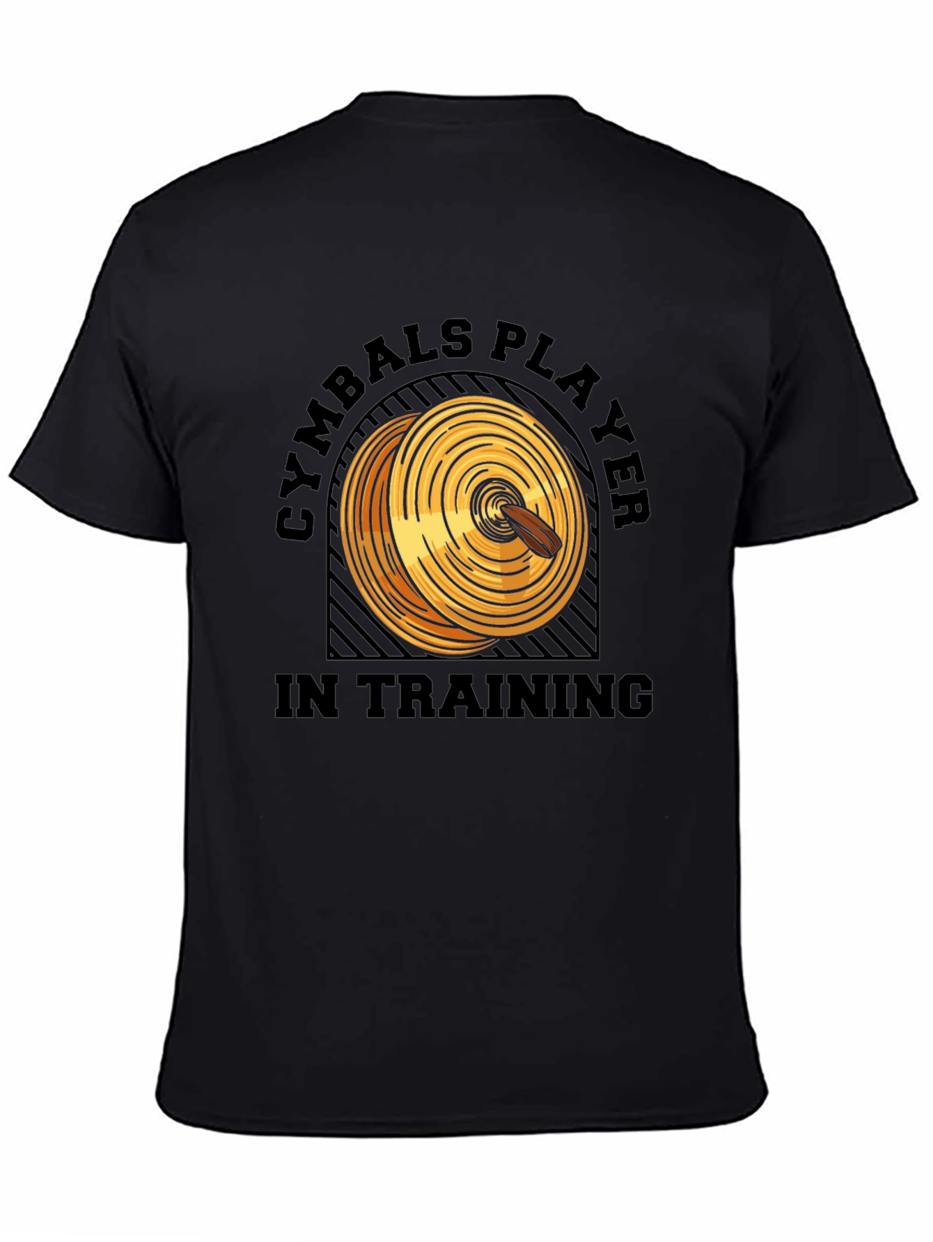 Cymbals Player in Training Graphic T-Shirt