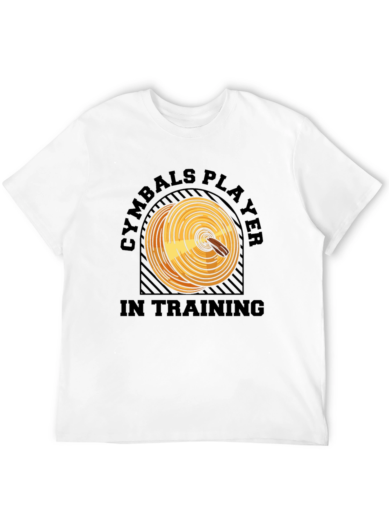 Cymbals Player in Training Graphic T-Shirt