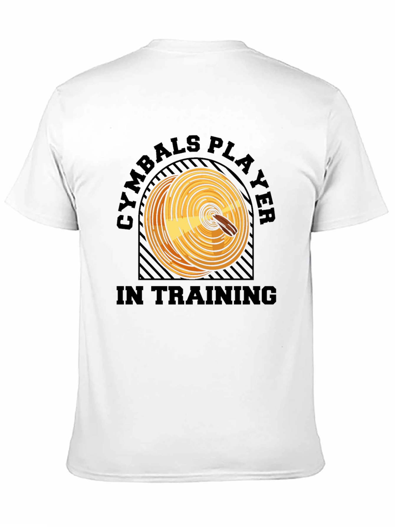 Cymbals Player in Training Graphic T-Shirt