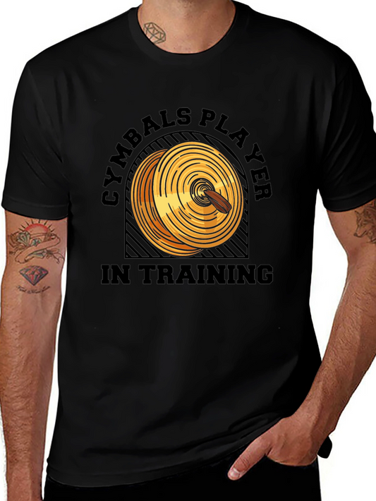 Cymbals Player in Training Graphic T-Shirt