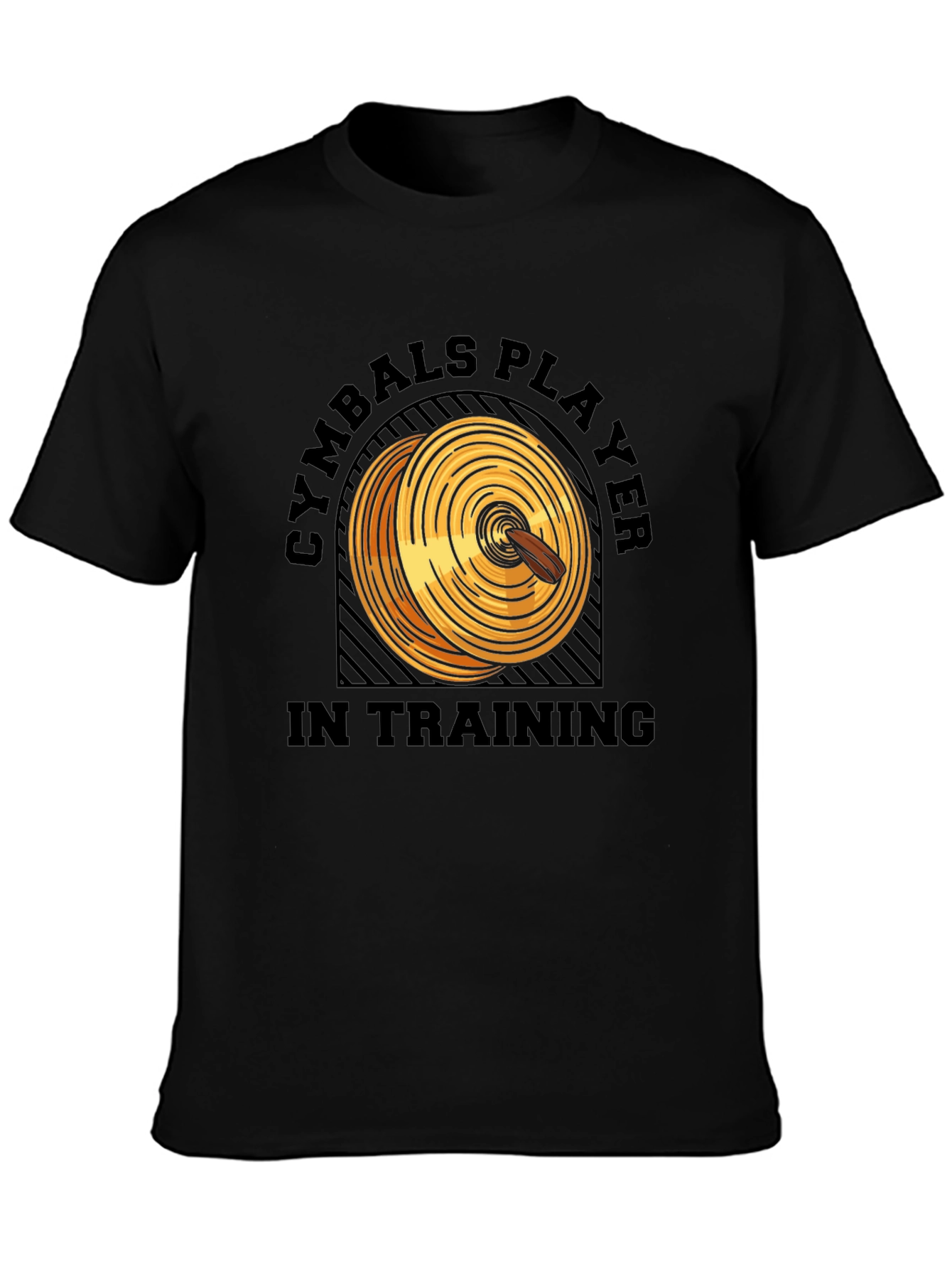 Cymbals Player in Training Graphic T-Shirt