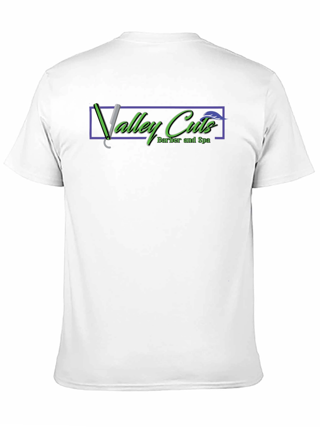 Valley Cuts Barber & Spa Black Graphic T-Shirt
