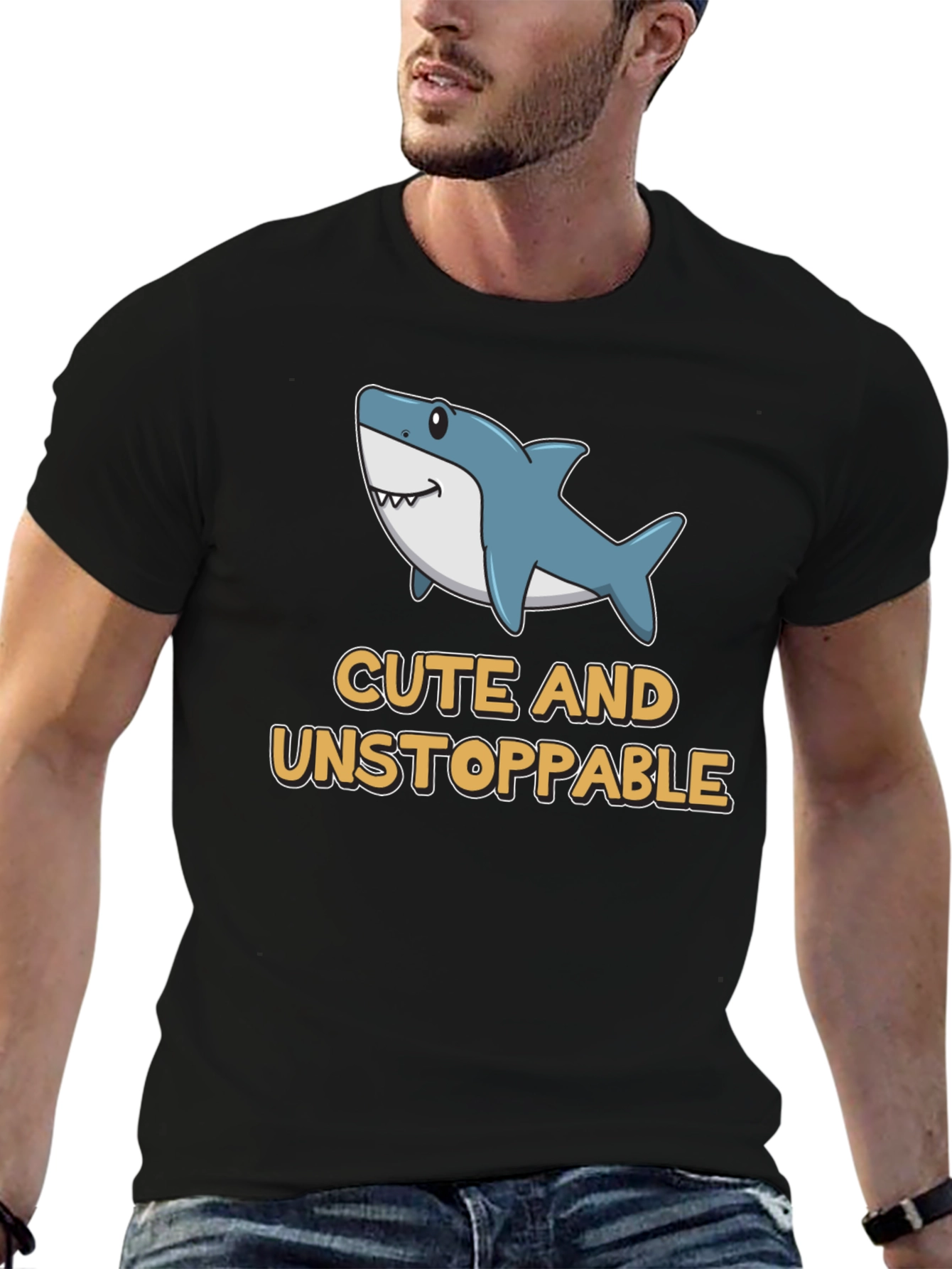 Cute Shark Graphic Tee - Unstoppable Style