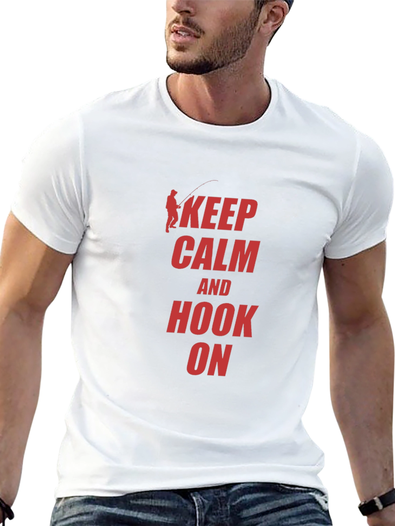 Keep Calm and Hook On Fishing T-Shirt