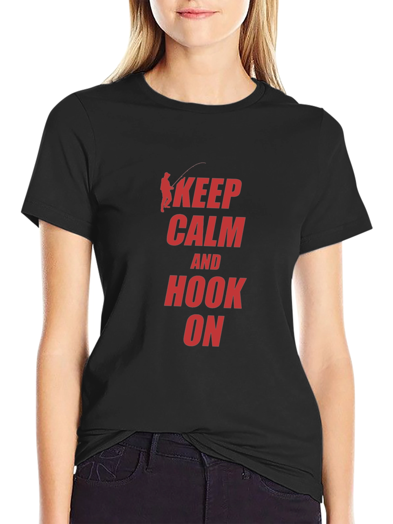 Keep Calm and Hook On Fishing T-Shirt
