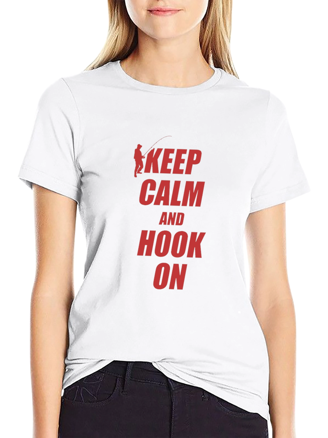 Keep Calm and Hook On Fishing T-Shirt