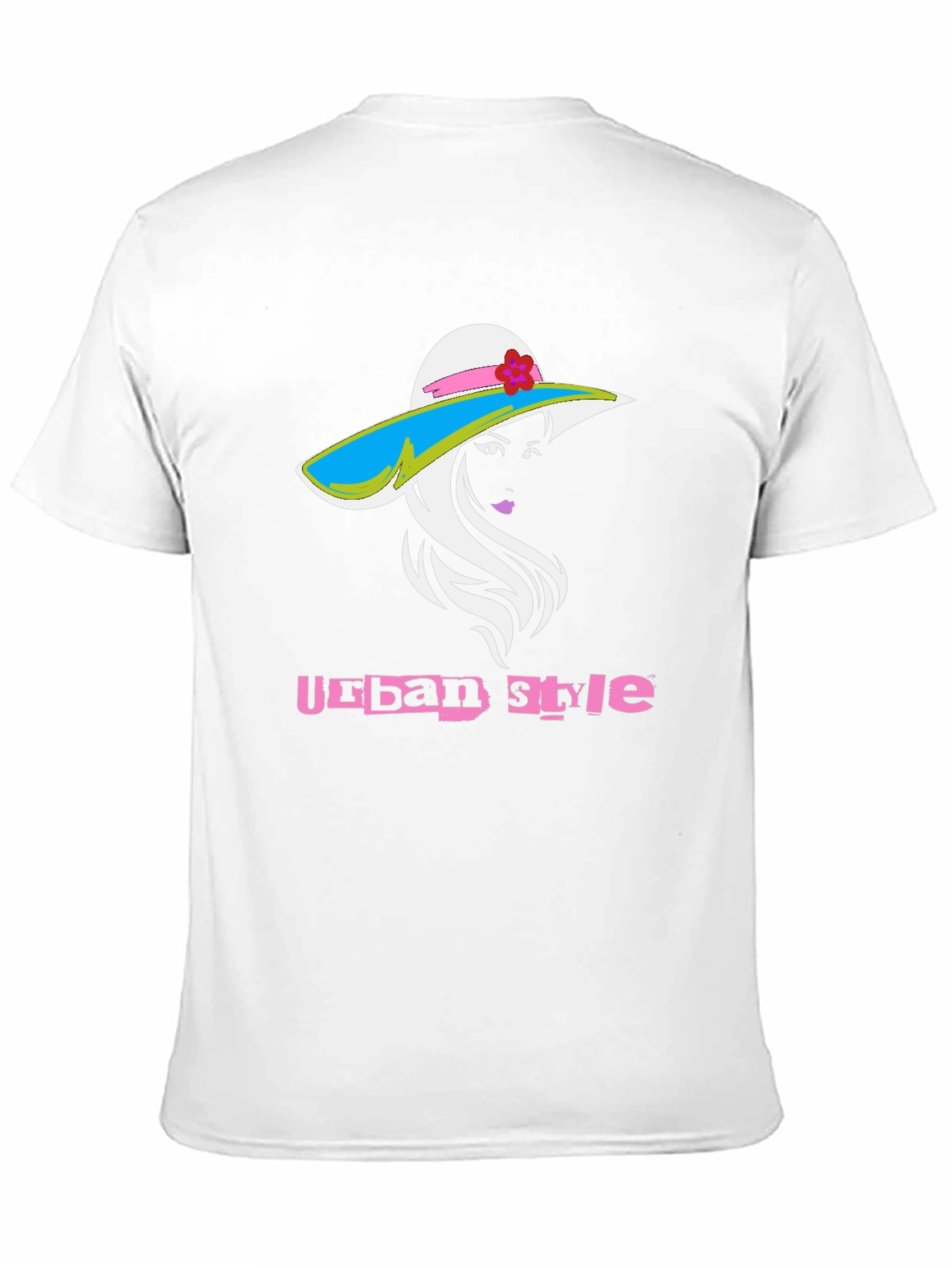 Urban Style Graphic Tee - Fashionable Womens Hat Design