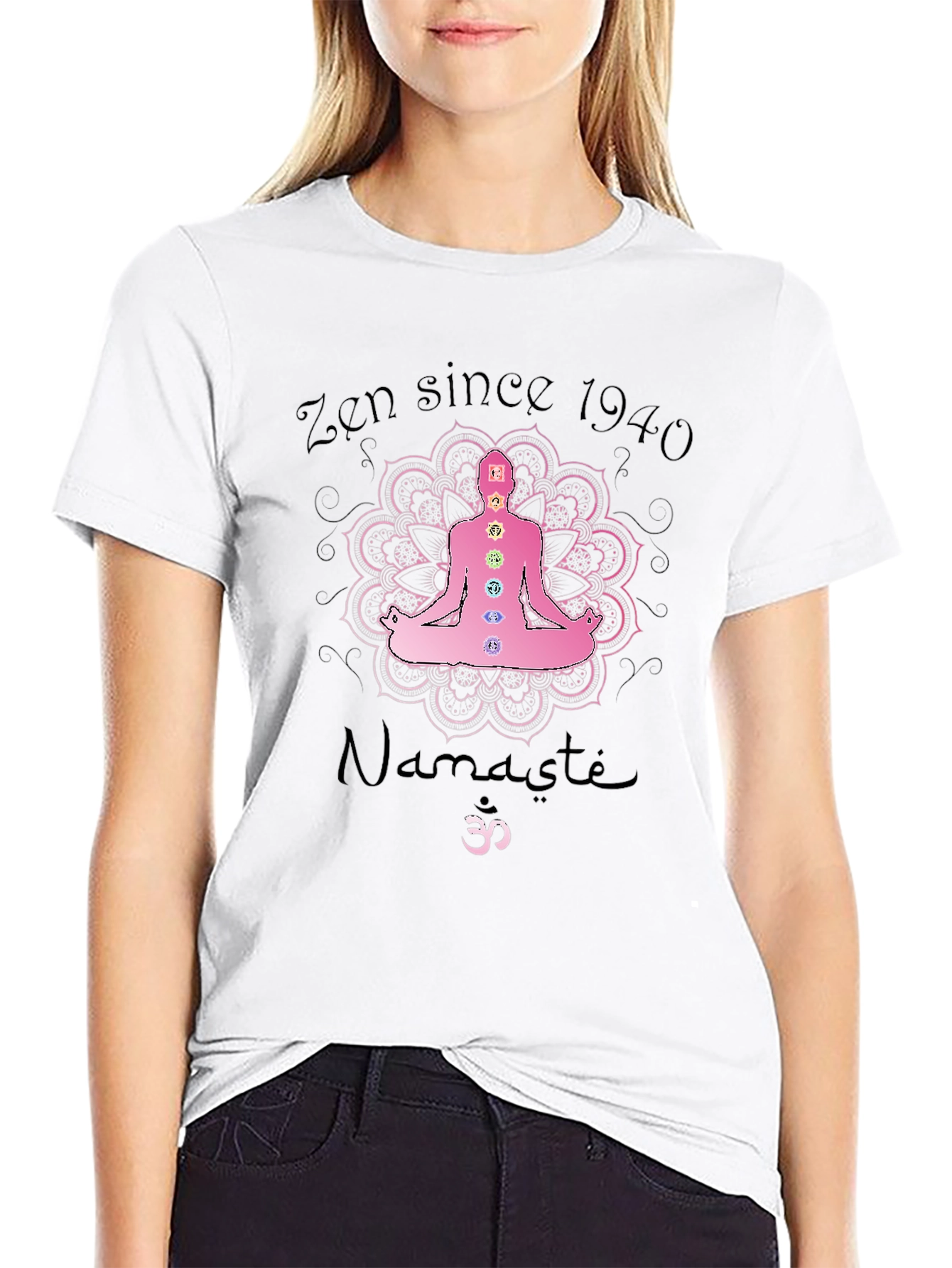 Zen Since 1940 Black Yoga T-Shirt