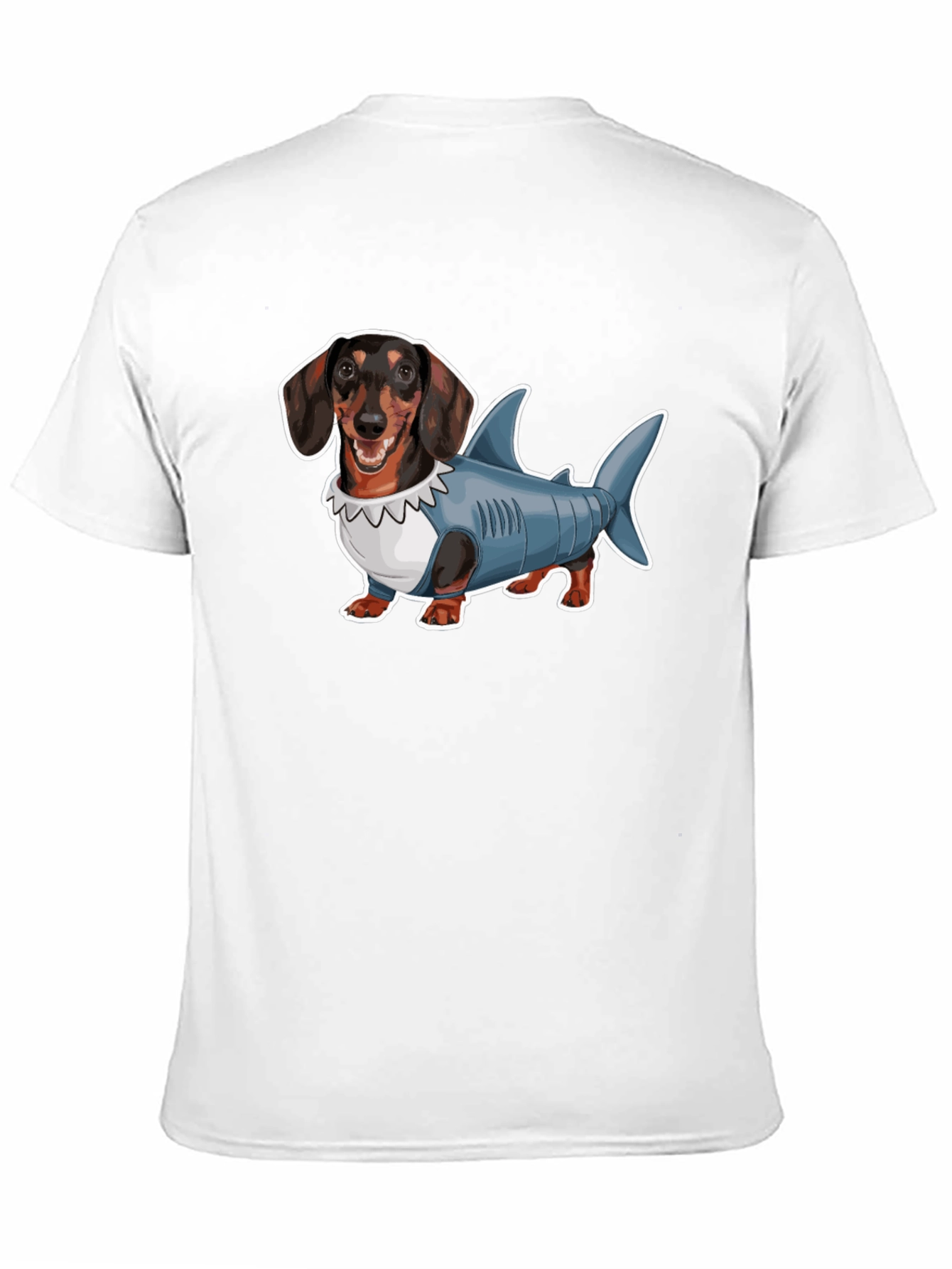 Dachshund Shark Costume Graphic Tee