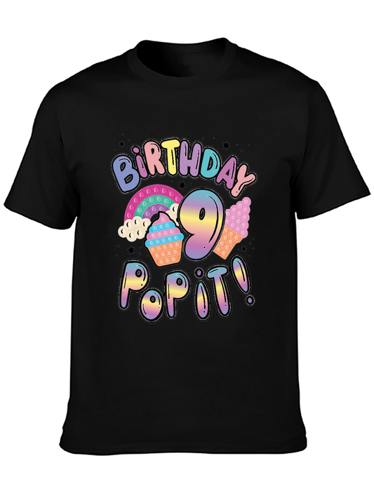 Birthday 9 Pop It T-Shirt