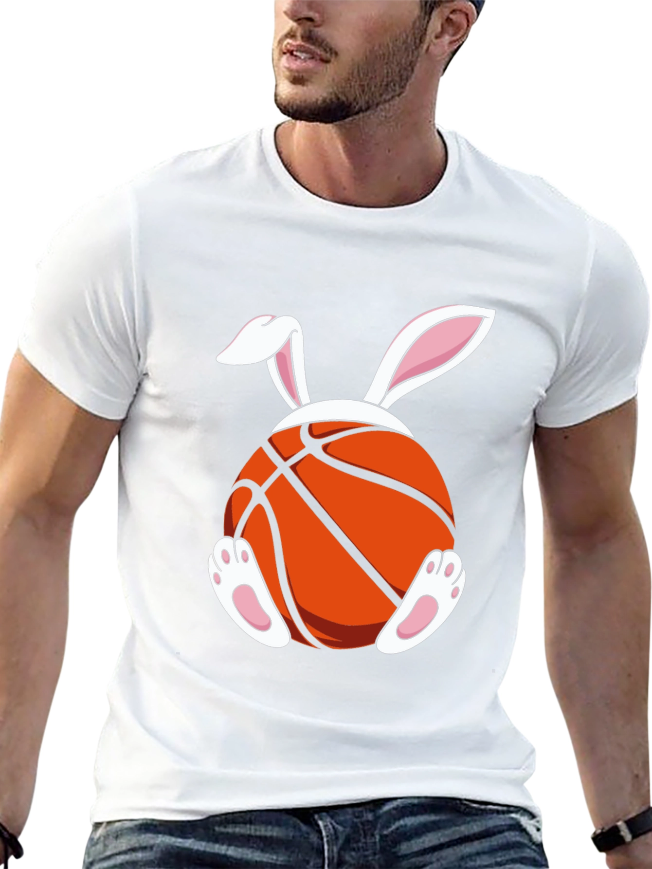Bunny Basketball Graphic Tee
