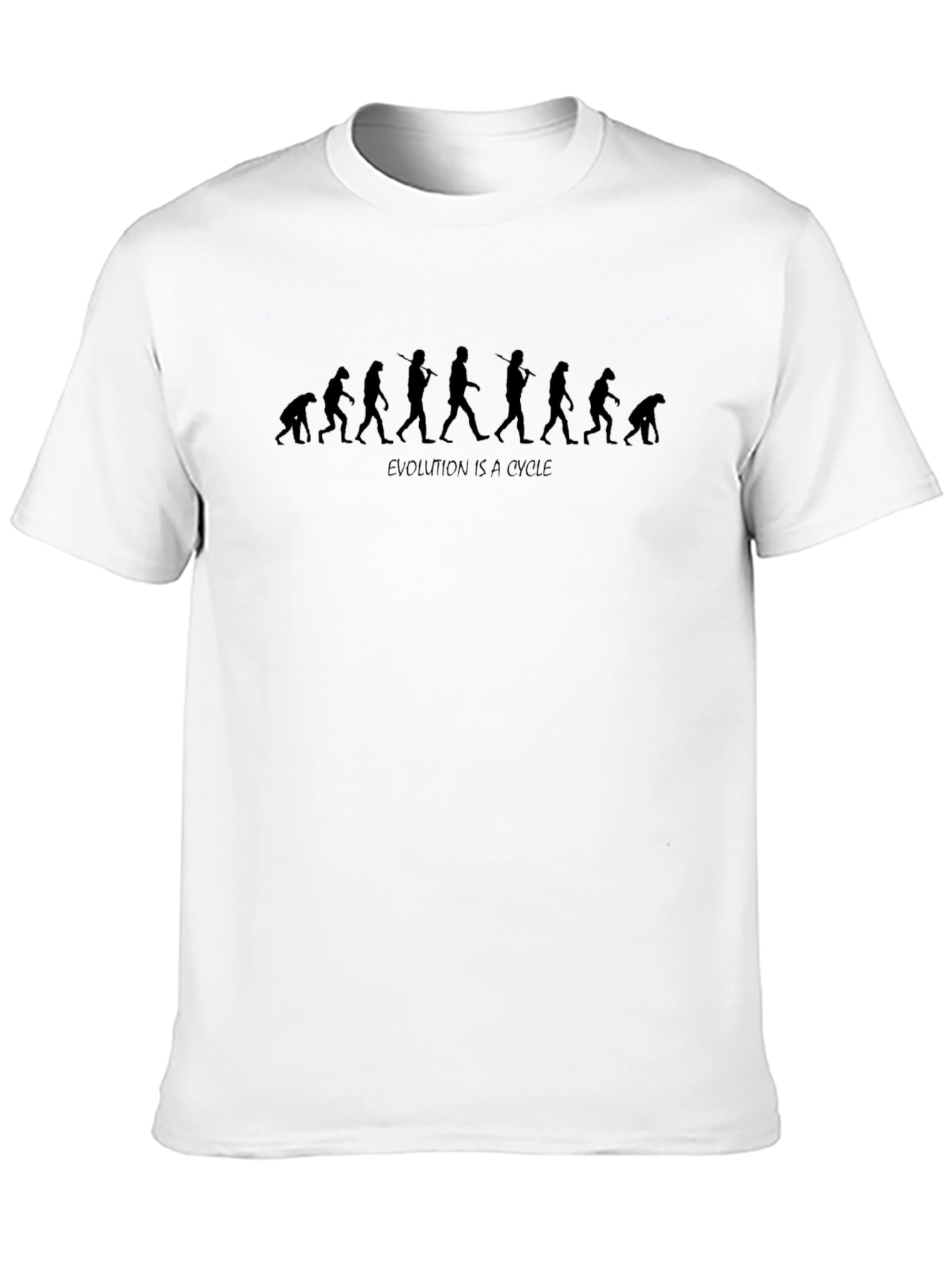 Evolution Cycle T-Shirt - Black