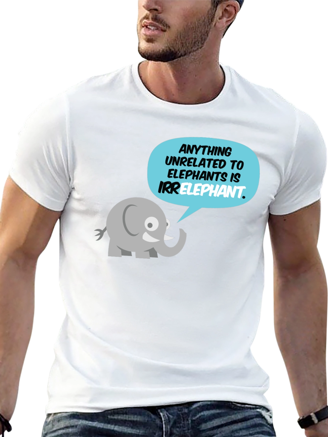 Irrelephant T-Shirt - Funny Elephant Pun Tee