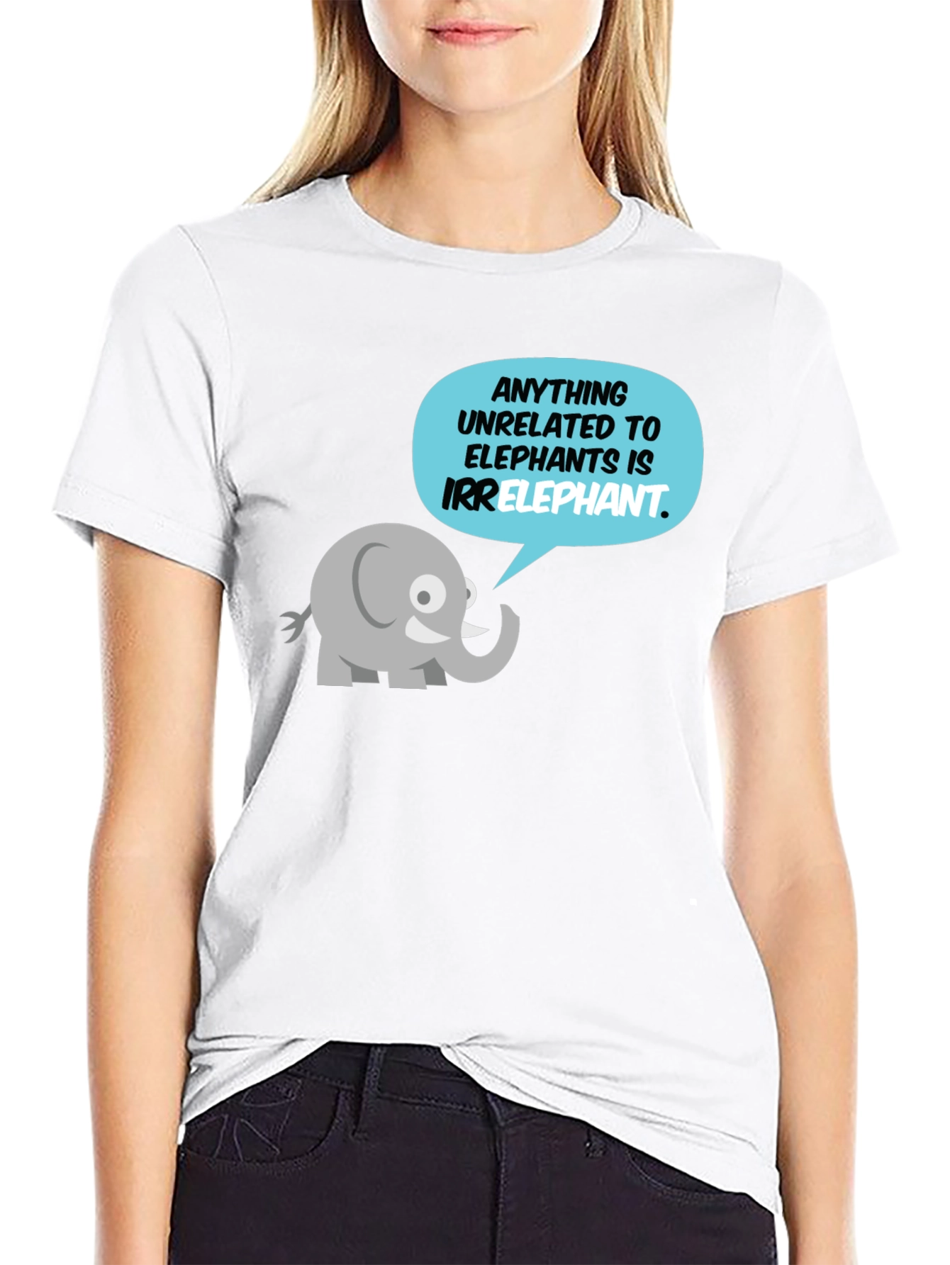 Irrelephant T-Shirt - Funny Elephant Pun Tee