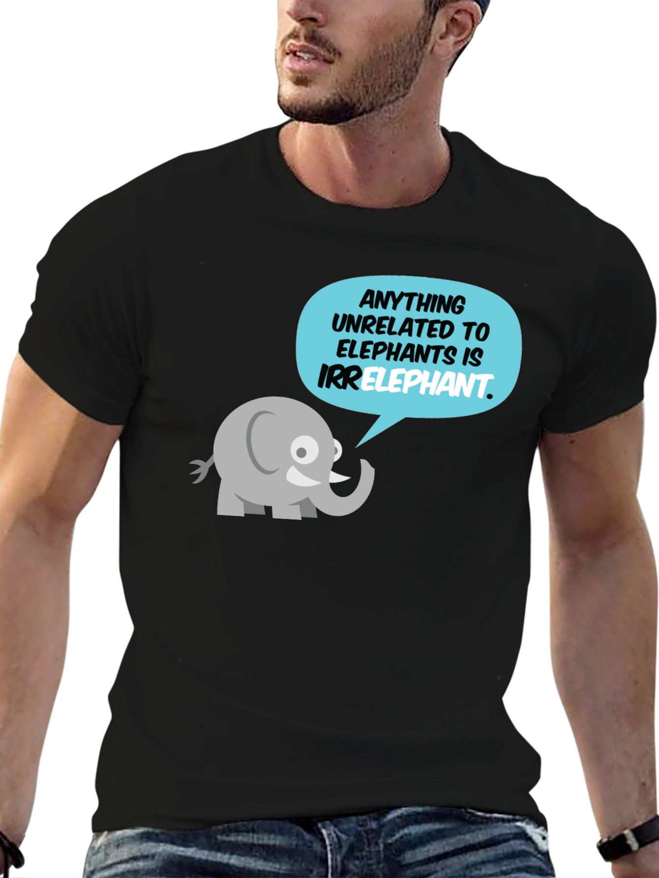 Irrelephant T-Shirt - Funny Elephant Pun Tee
