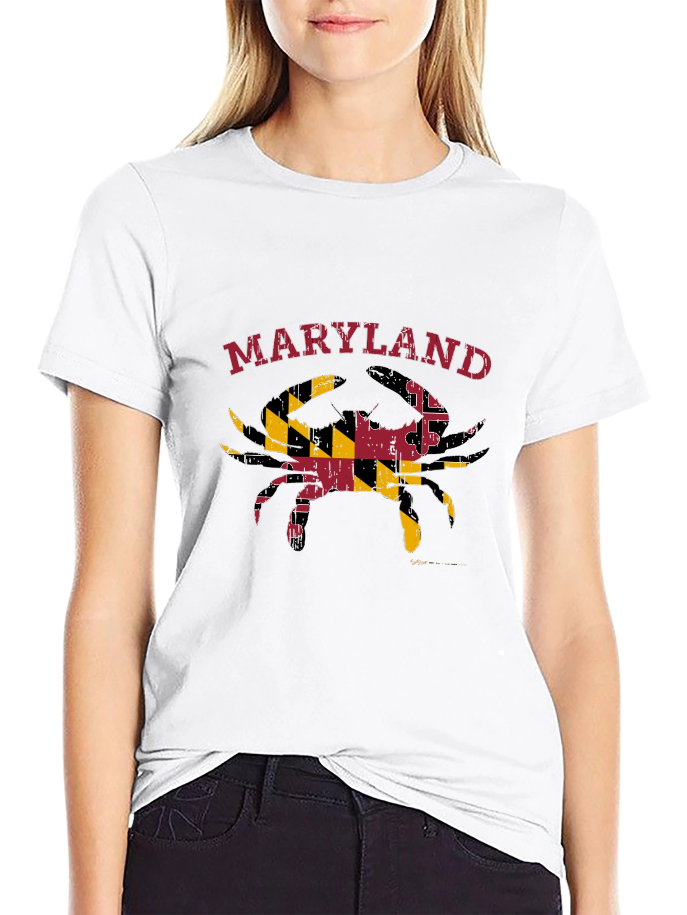 Maryland Crab Flag T-Shirt