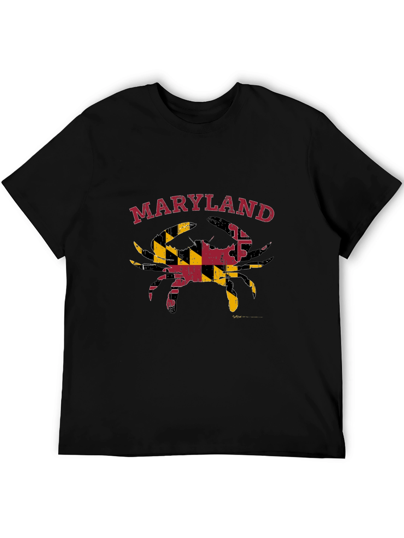 Maryland Crab Flag T-Shirt