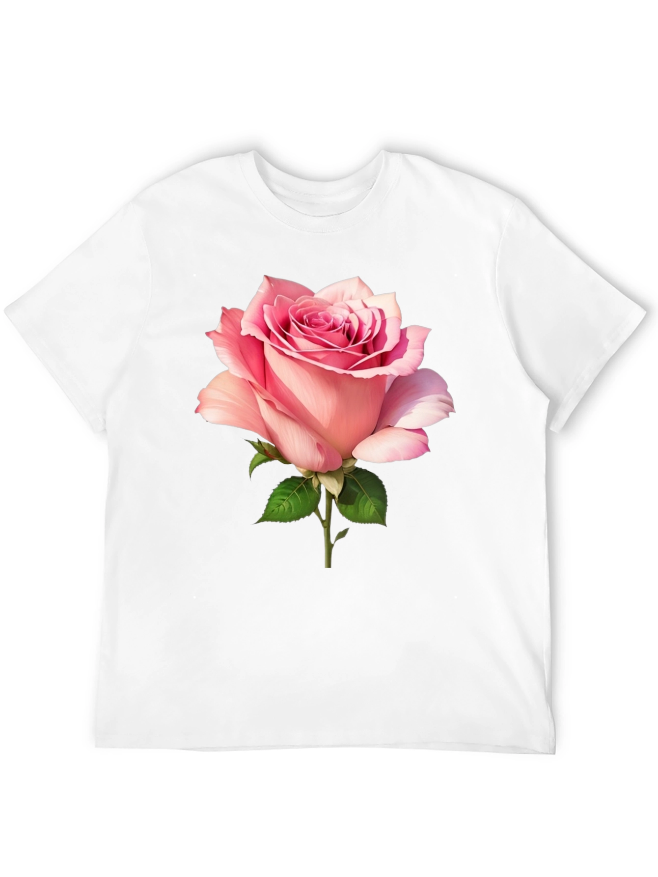 Rose Graphic Black Tee