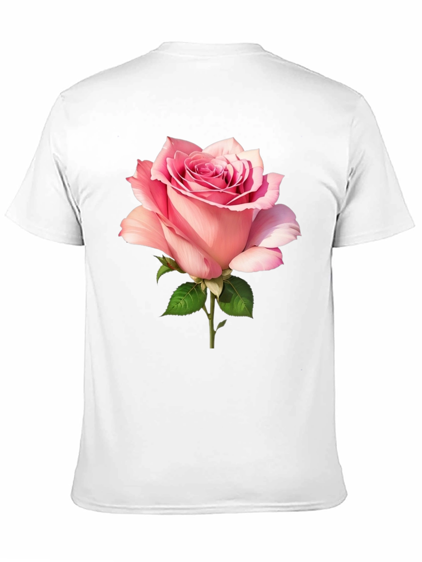 Rose Graphic Black Tee