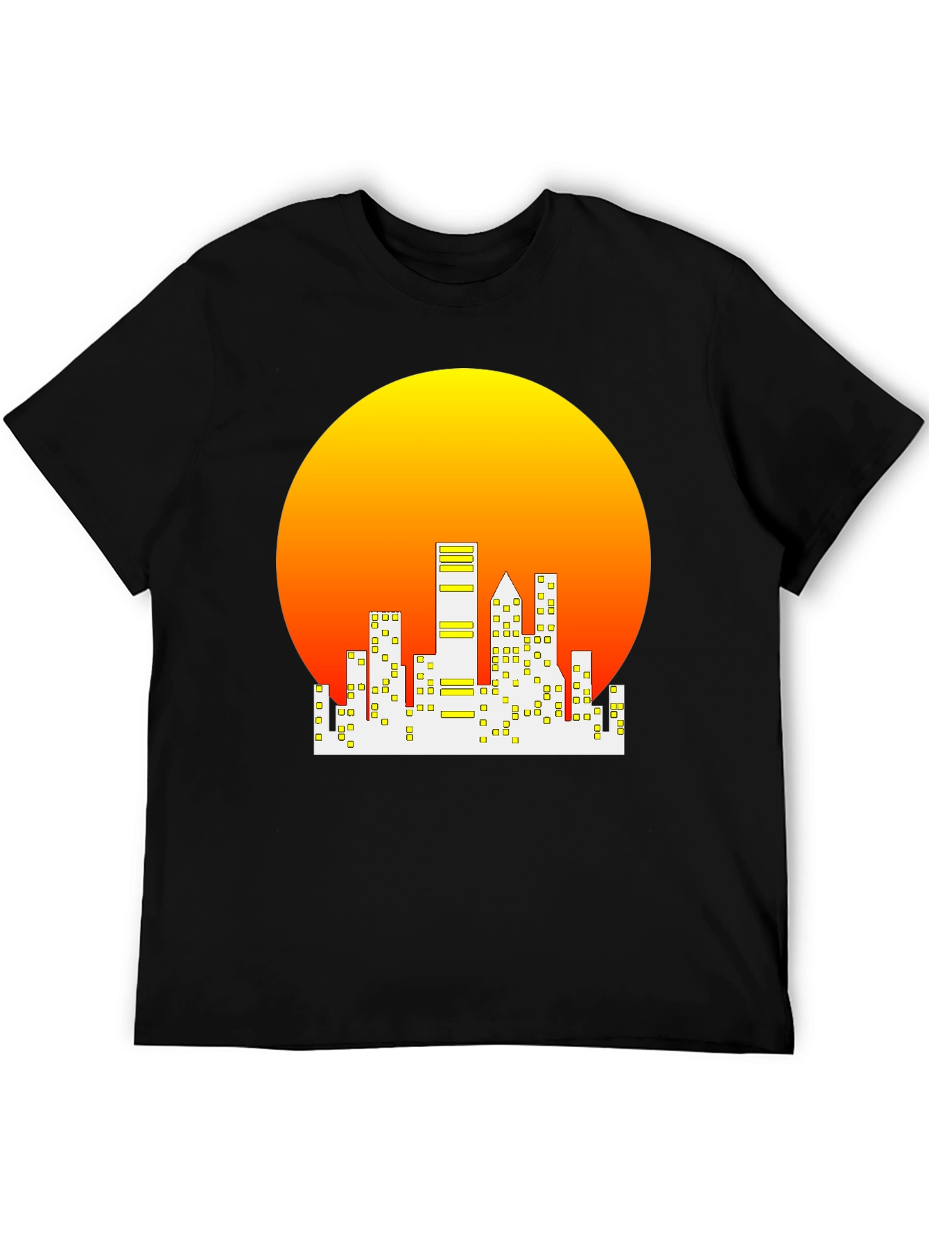 Sunset Cityscape Graphic Tee