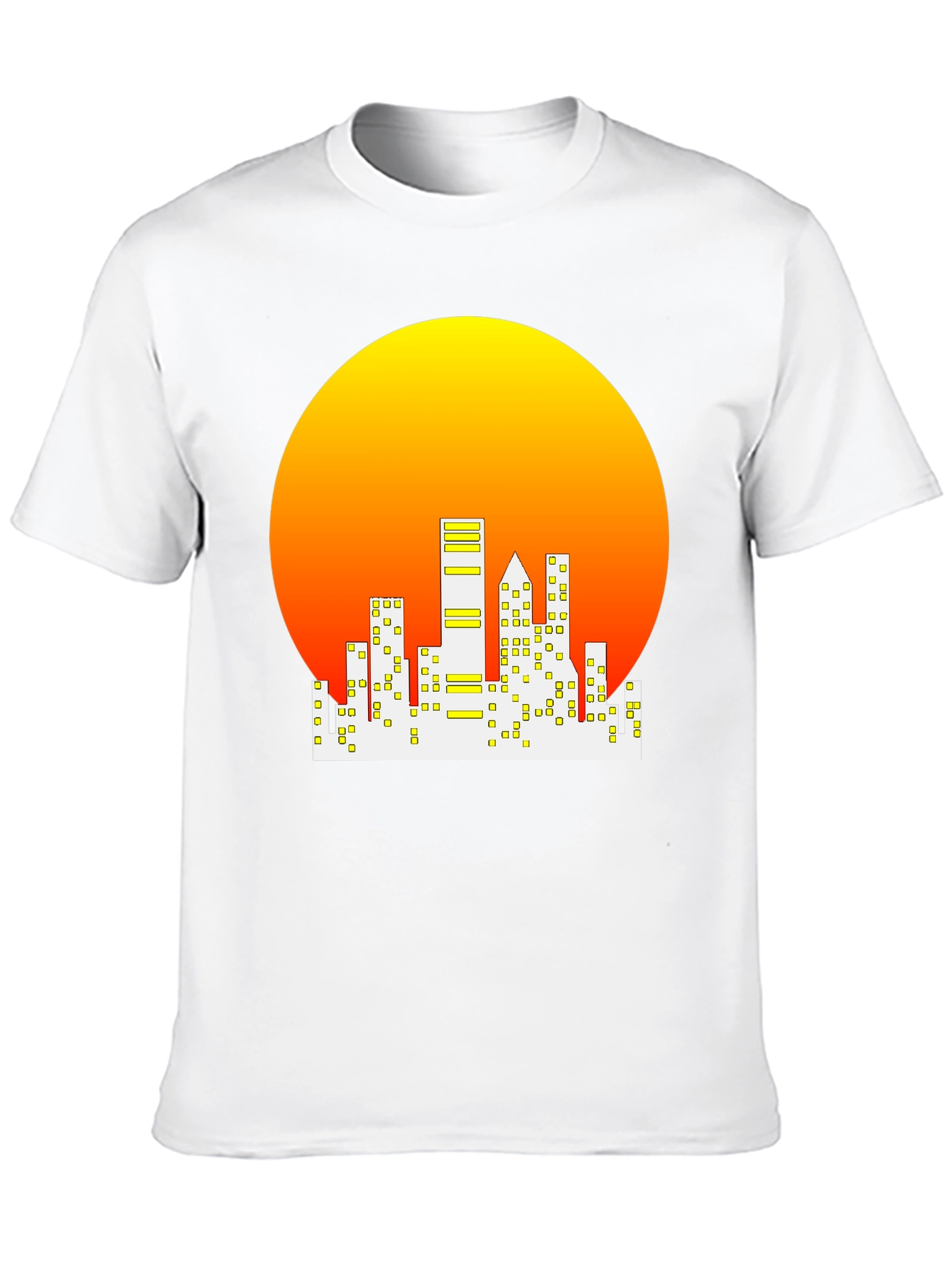 Sunset Cityscape Graphic Tee