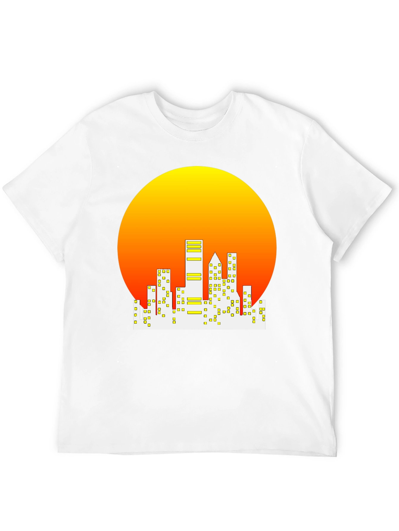 Sunset Cityscape Graphic Tee