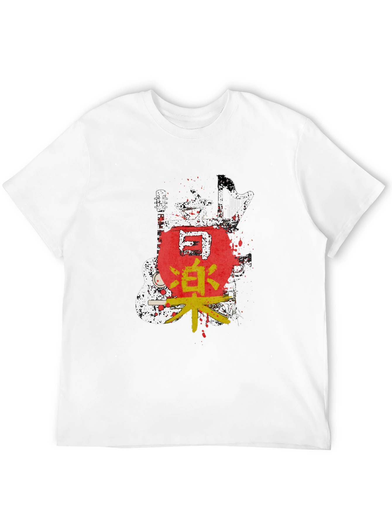 Japanese Music Art T-Shirt - Unique Graphic Tee