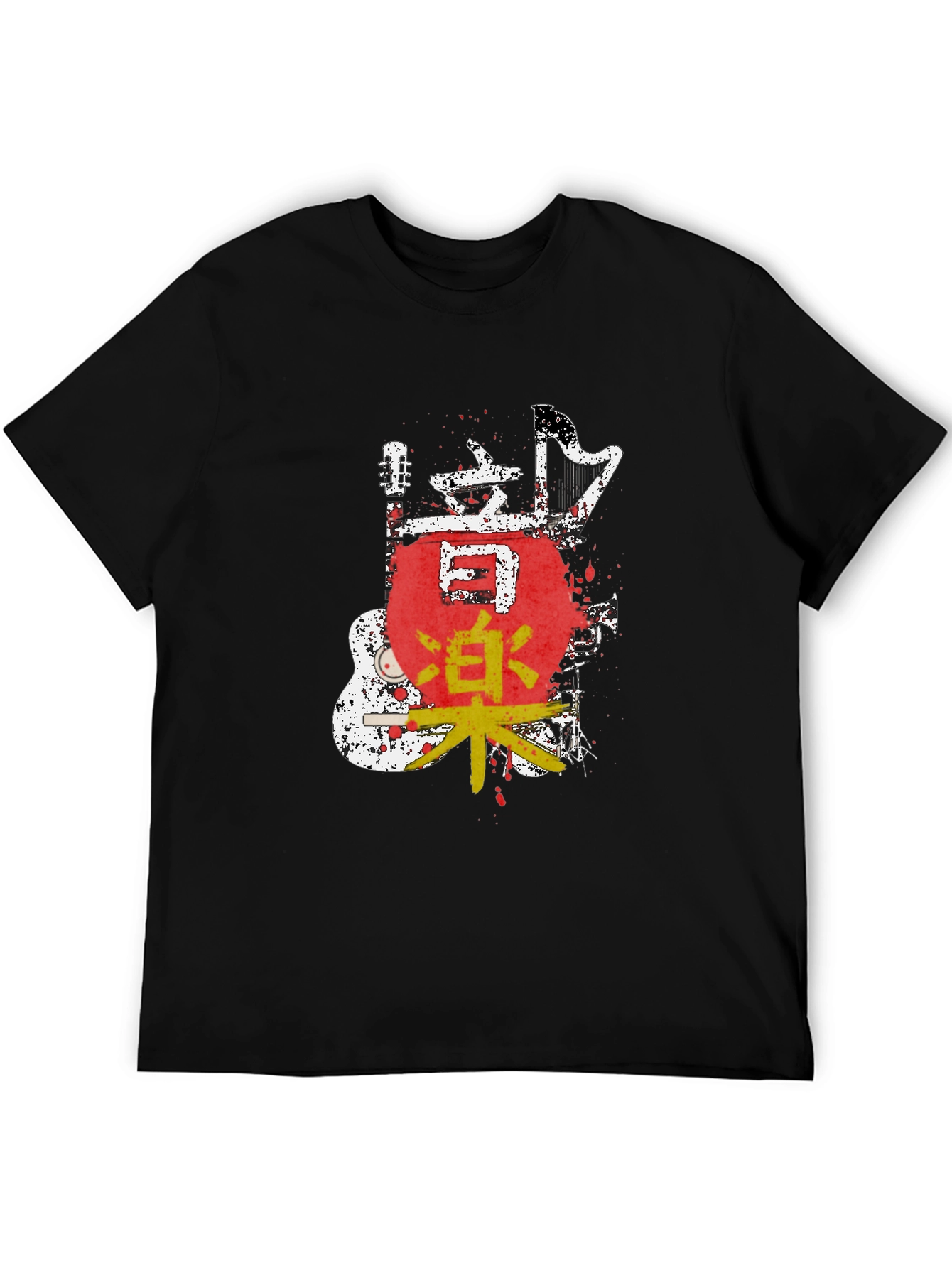 Japanese Music Art T-Shirt - Unique Graphic Tee