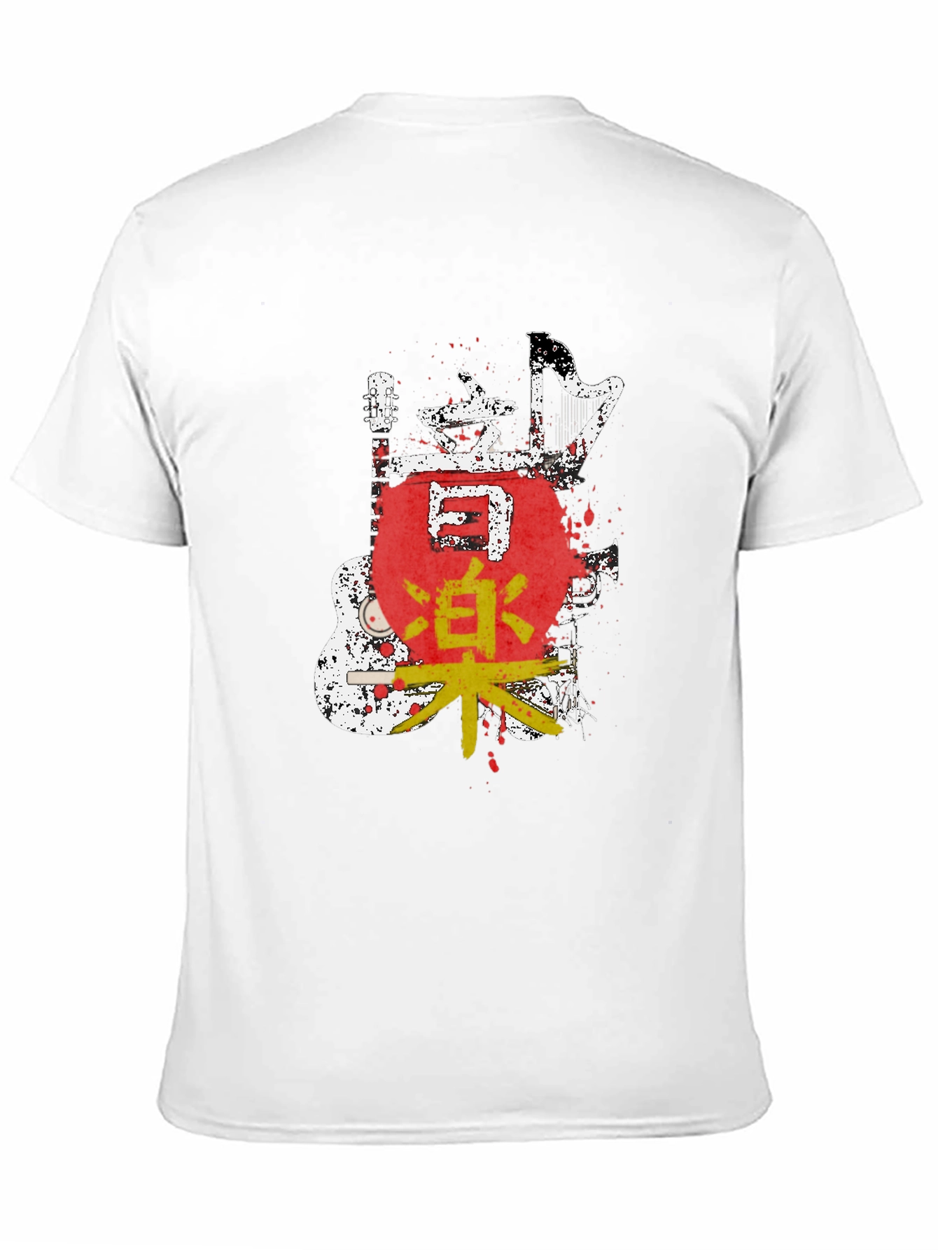 Japanese Music Art T-Shirt - Unique Graphic Tee