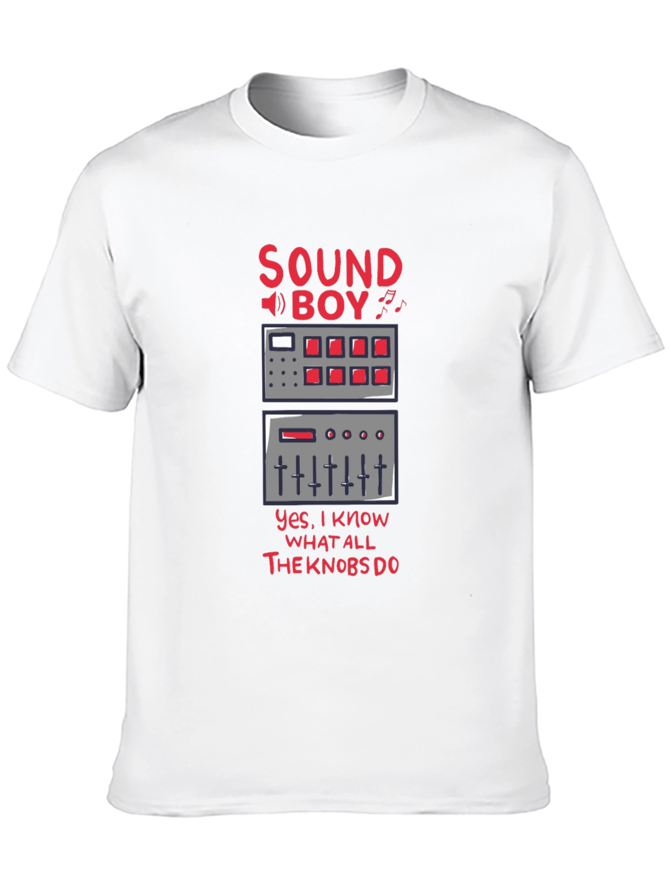 Sound Boy Know-It-All Black T-Shirt